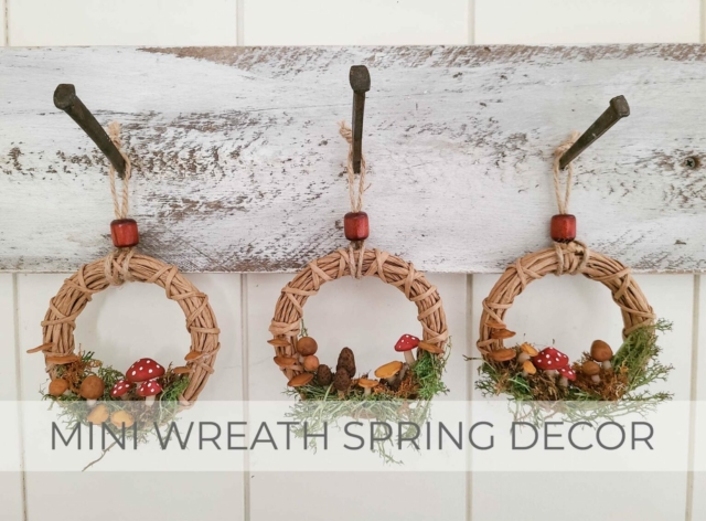 Showcase of Mini Wreath Spring Decor Tutorial by Larissa of Prodigal Pieces | prodigalpieces.com #prodigalpieces