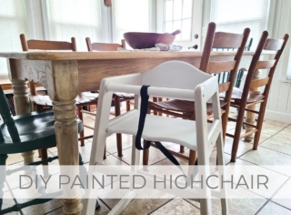 Showcase DIY Painted Highchair Makeover by Larissa of Prodigal Pieces | prodigalpieces.com #prodigalpieces