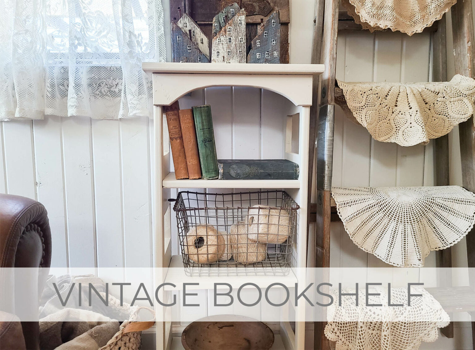 Showcase Vintage Bookshelf Makeover by Larissa of Prodigal Pieces | prodigalpieces.com #prodigalpieces
