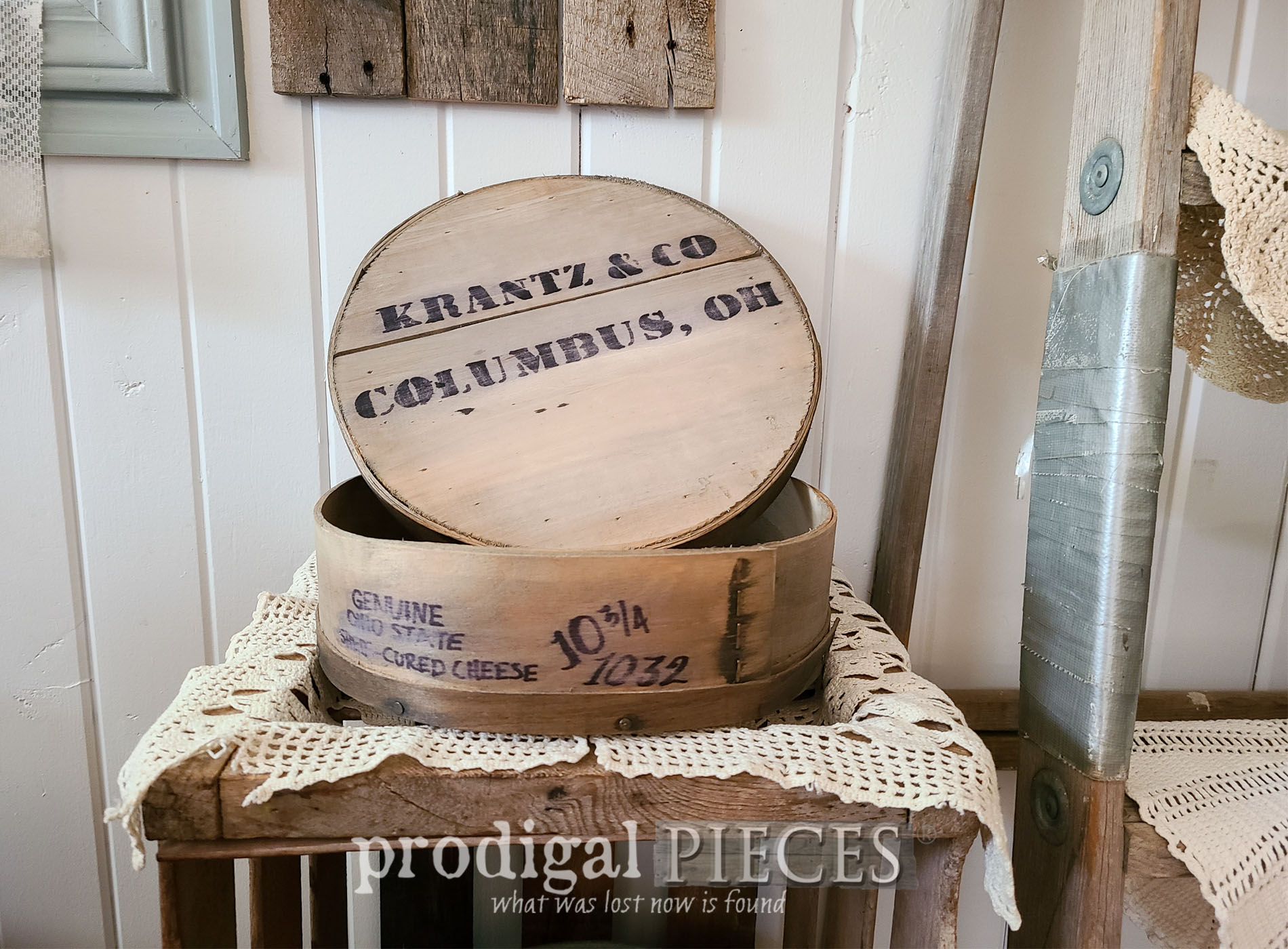 Featured Antique Cheese Box from a Thrifted Find by Larissa of Prodigal Pieces | prodigalpieces.com #prodigalpieces