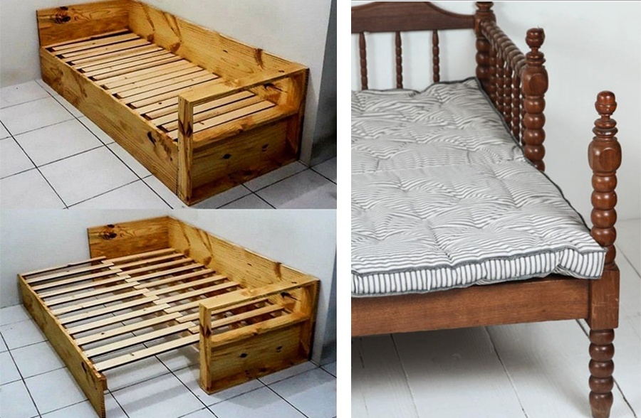 DIY Pull-Out Bed Design | prodigalpieces.com #prodigalpieces