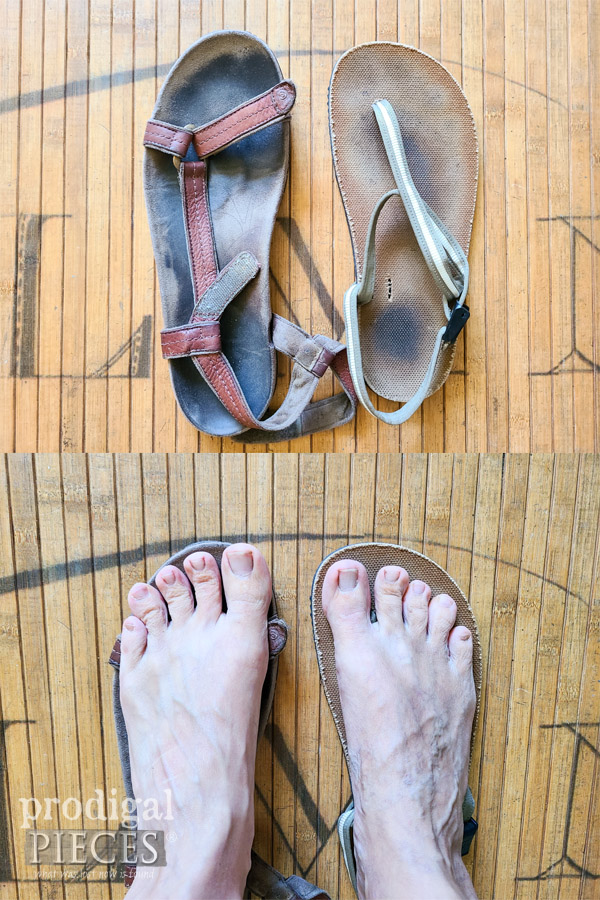 Barefoot Sandals Compared | My Barefoot Journey Intro | prodigalpieces.com #prodigalpieces