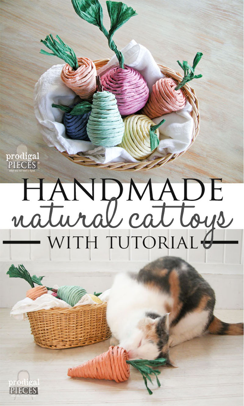 How to Make Natural Catnip Cat Toys with Tutorial by Prodigal Pieces | prodigalpieces.com #prodigalpieces