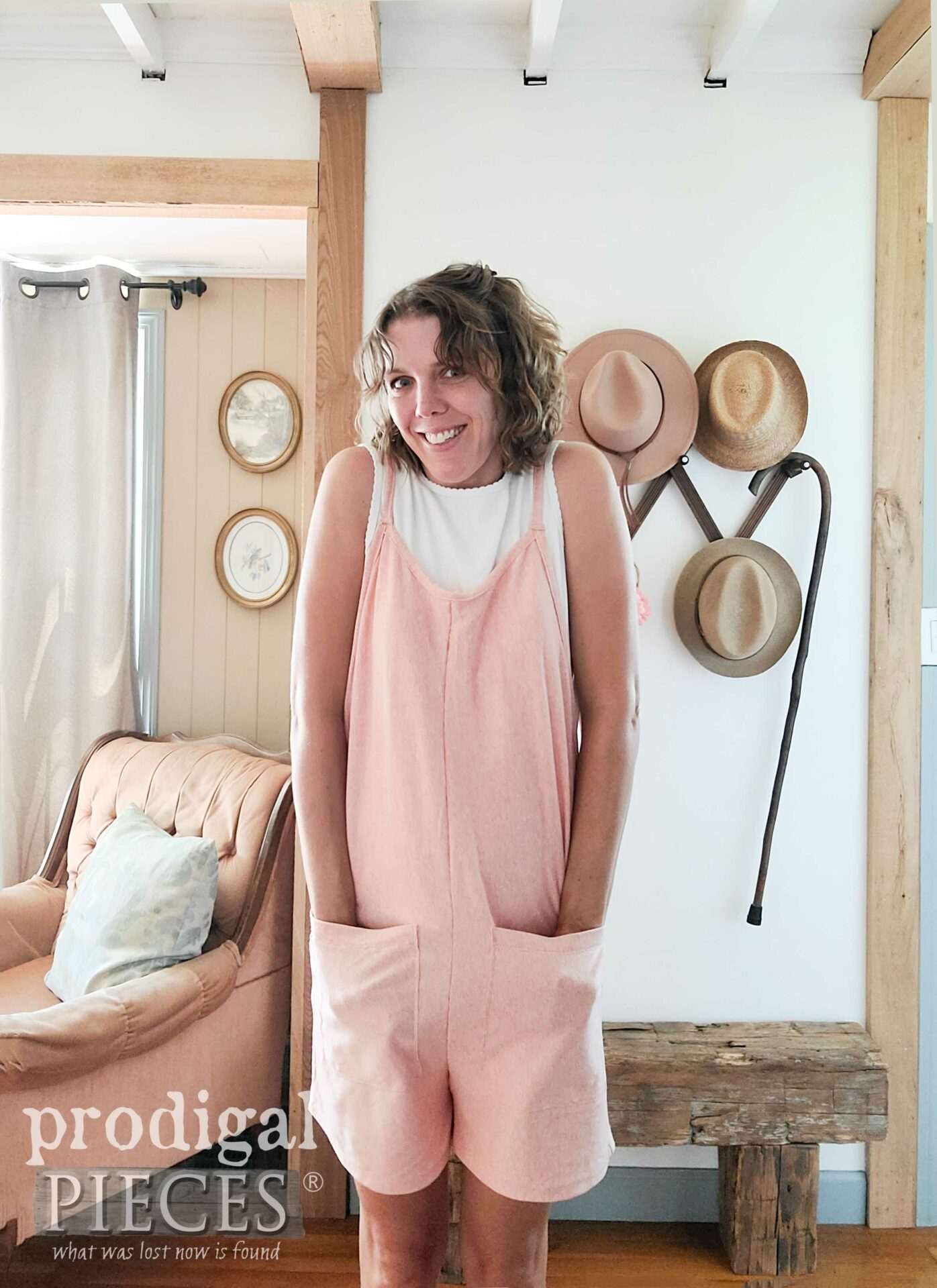 DIY Jersey Knit Refashioned Jumper from Bedsheet by Larissa of Prodigal Pieces | prodigalpieces.com #prodigalpieces #diy #sewing #refashion #clothes