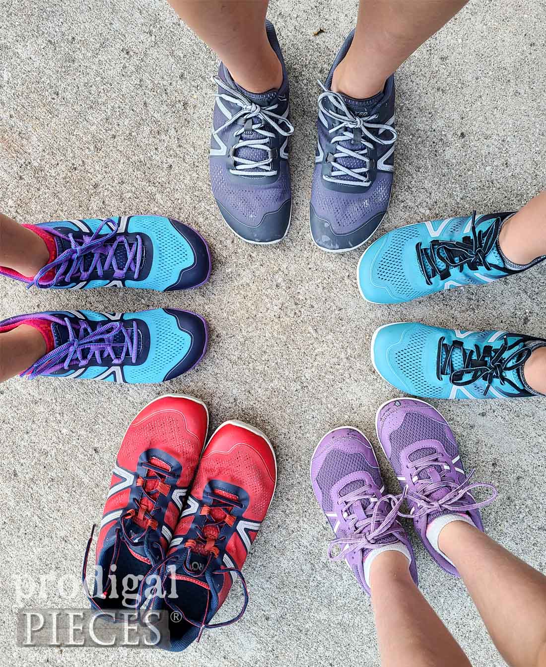 Family Xero Running Shoes for My Barefoot Journey Intro | prodigalpieces.com #prodigalpieces