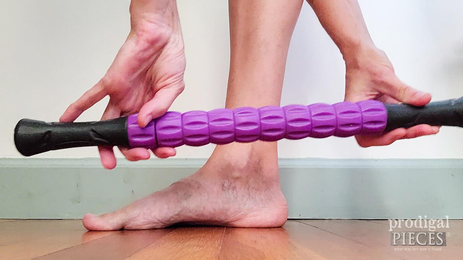 Muscle Roller for Barefoot Transition | My Barefoot Journey Intro | prodigalpieces.com #prodigalpieces