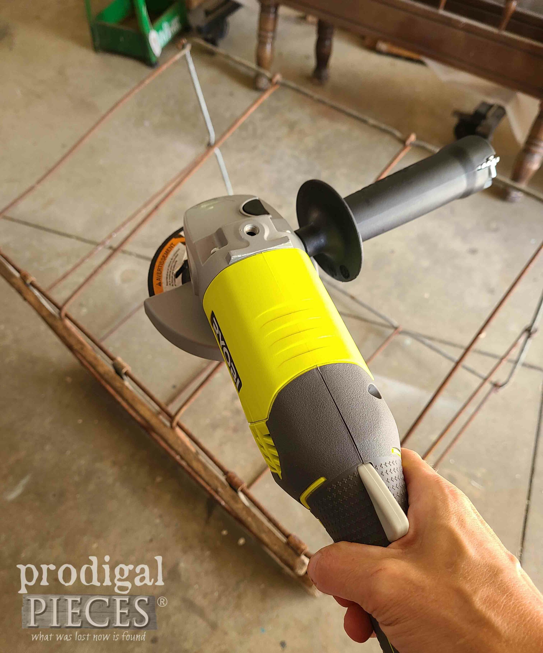 Battery Operated Angle Grinder | prodigalpieces.com #prodigalpieces
