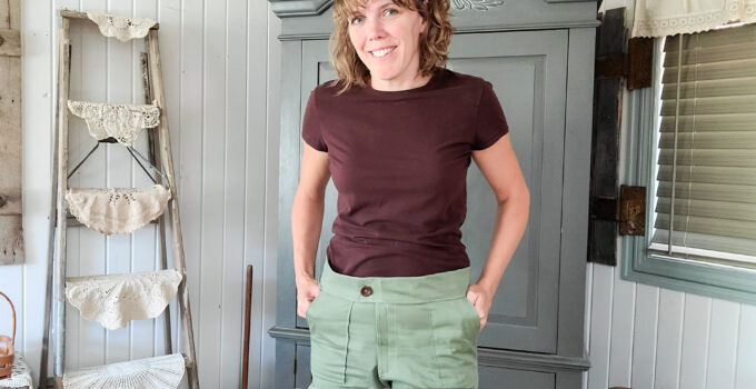 DIY Cargo Pants Refashioned Curtains
