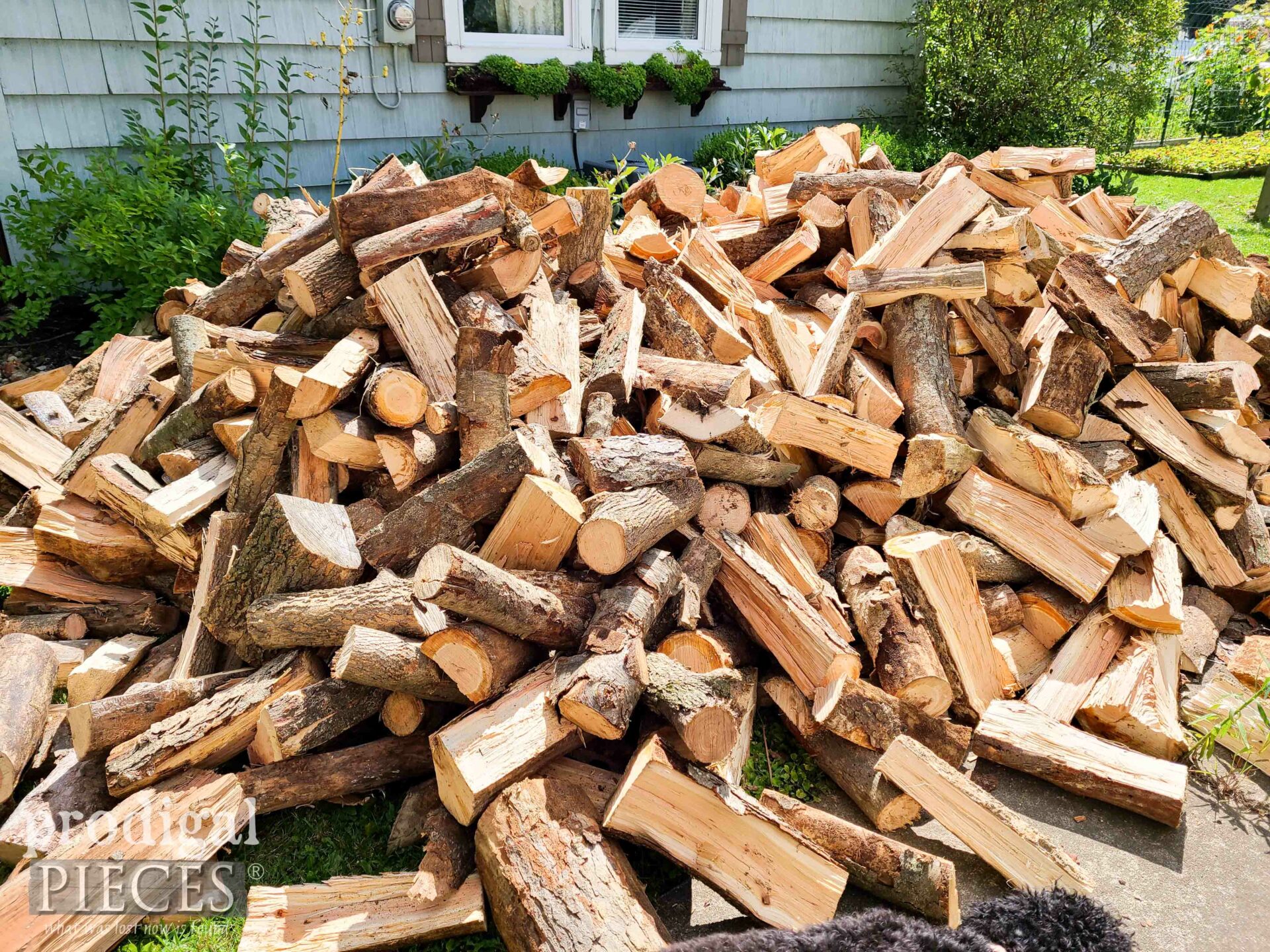 Firewood Pile for Larissa of Prodigal Pieces | prodigalpieces.com #prodigalpieces