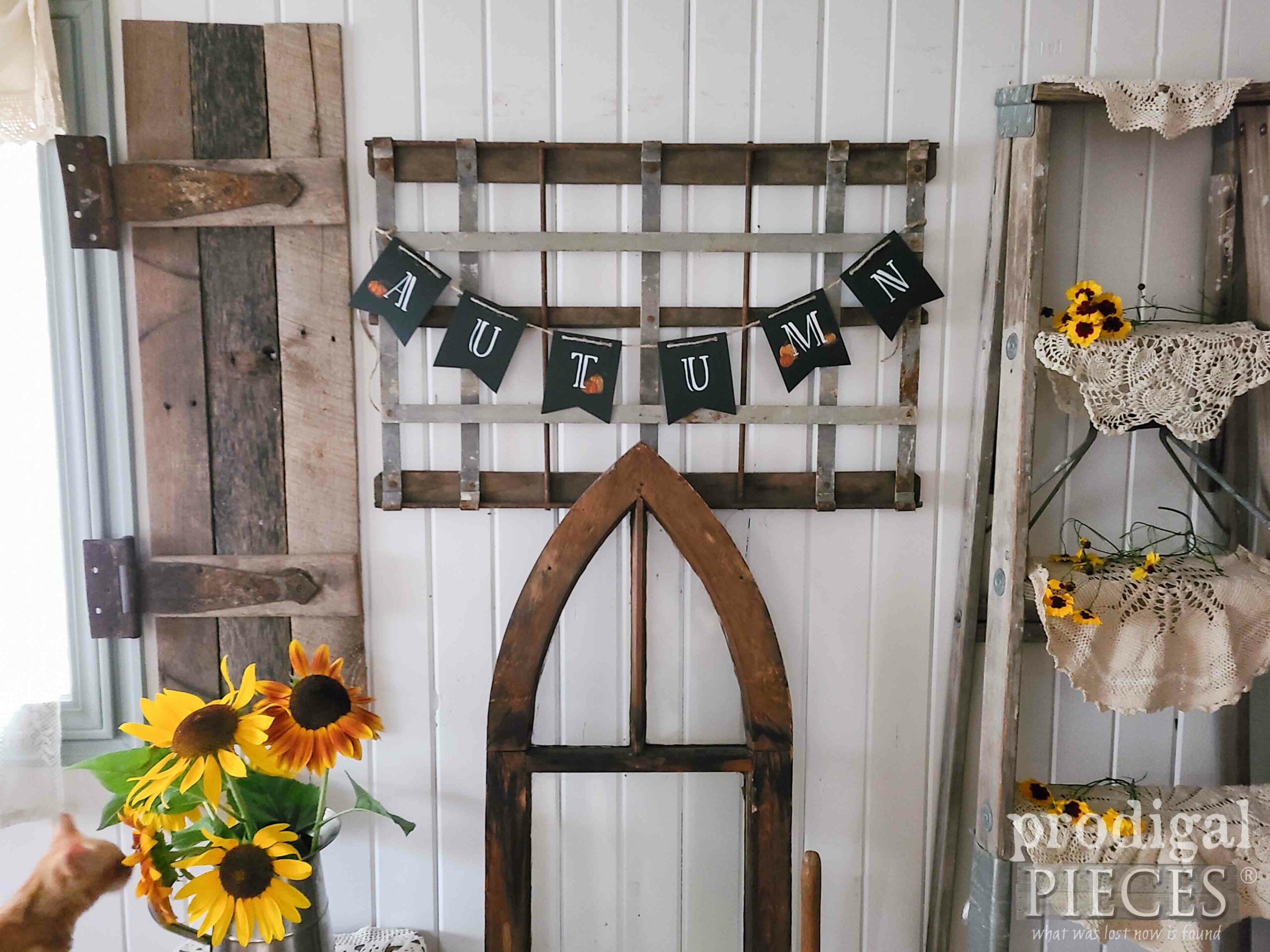 Reclaimed Farmhouse Salvaged Art for All Seasons by Larissa of Prodigal Pieces | prodigalpieces.com #prodigalpieces