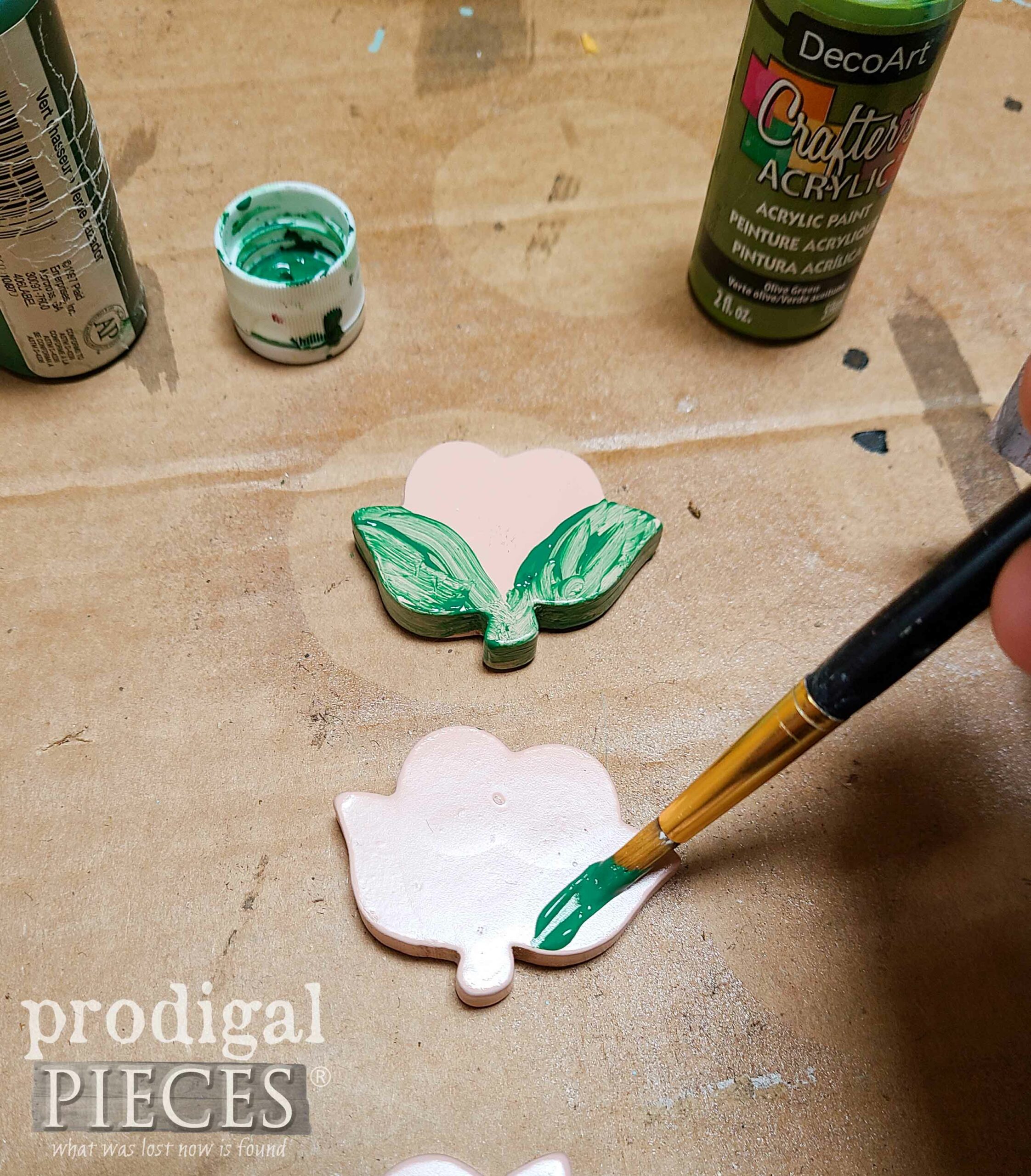 Painting Rose Bouquet Magnets | prodigalpieces.com #prodigalpieces