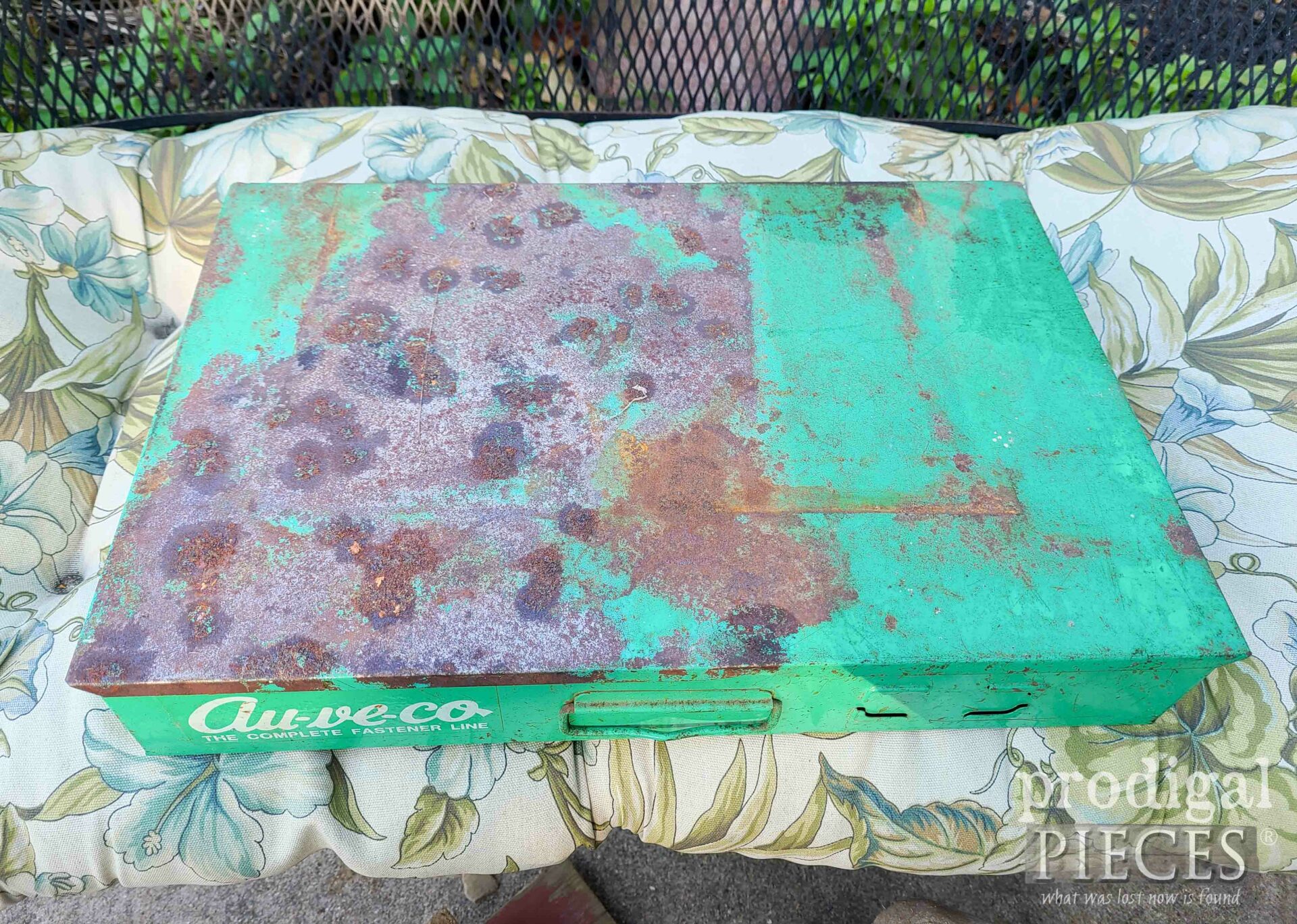 Rusted Hardware Box | Damaged Vintage Repair | prodigalpieces.com #prodigalpieces
