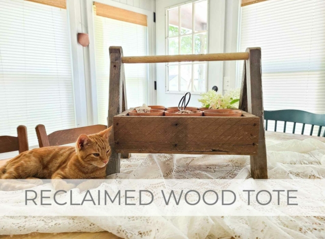Showcase of Reclaimed Wood Tote Tutorial by Larissa of Prodigal Pieces | prodigalpieces.com #prodigalpieces