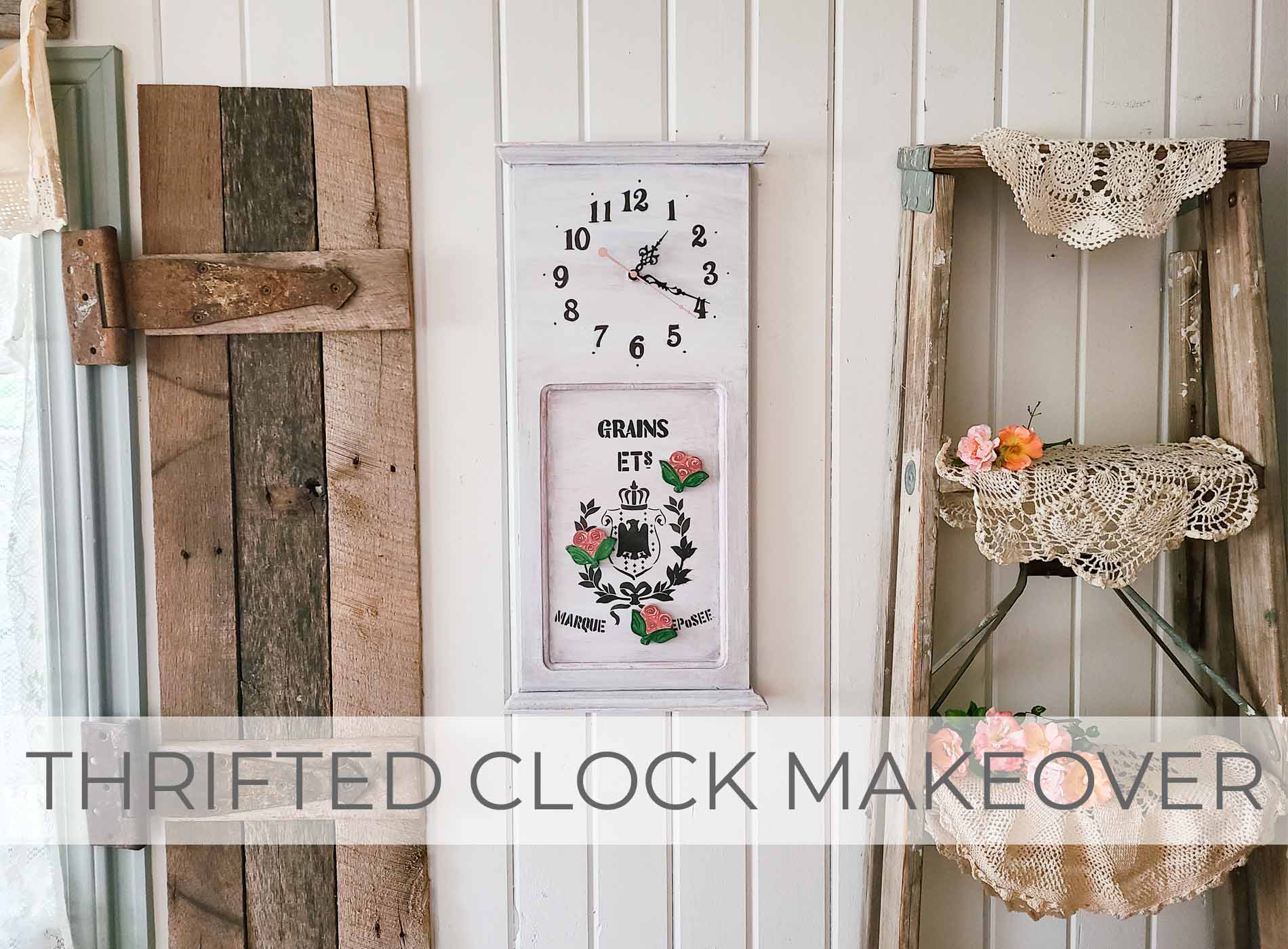 Showcase of Thrifted Clock Makeover by Larissa of Prodigal Pieces | prodigalpieces.com #prodigalpieces