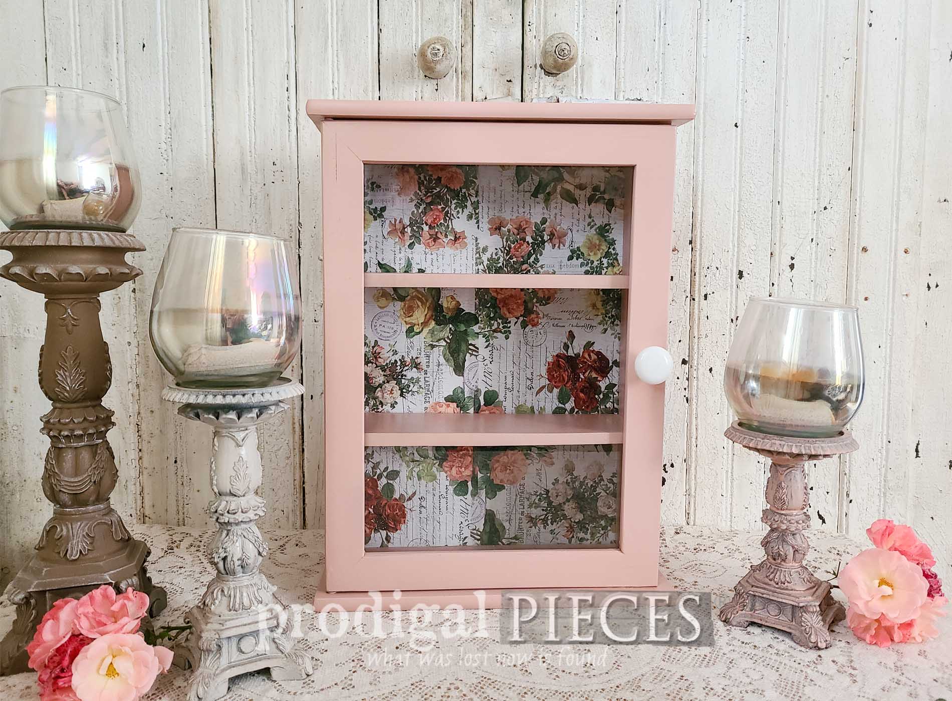 Featured Glass Cabinet Makeover by Larissa of Prodigal Pieces | prodigalpieces.com #prodigalpieces