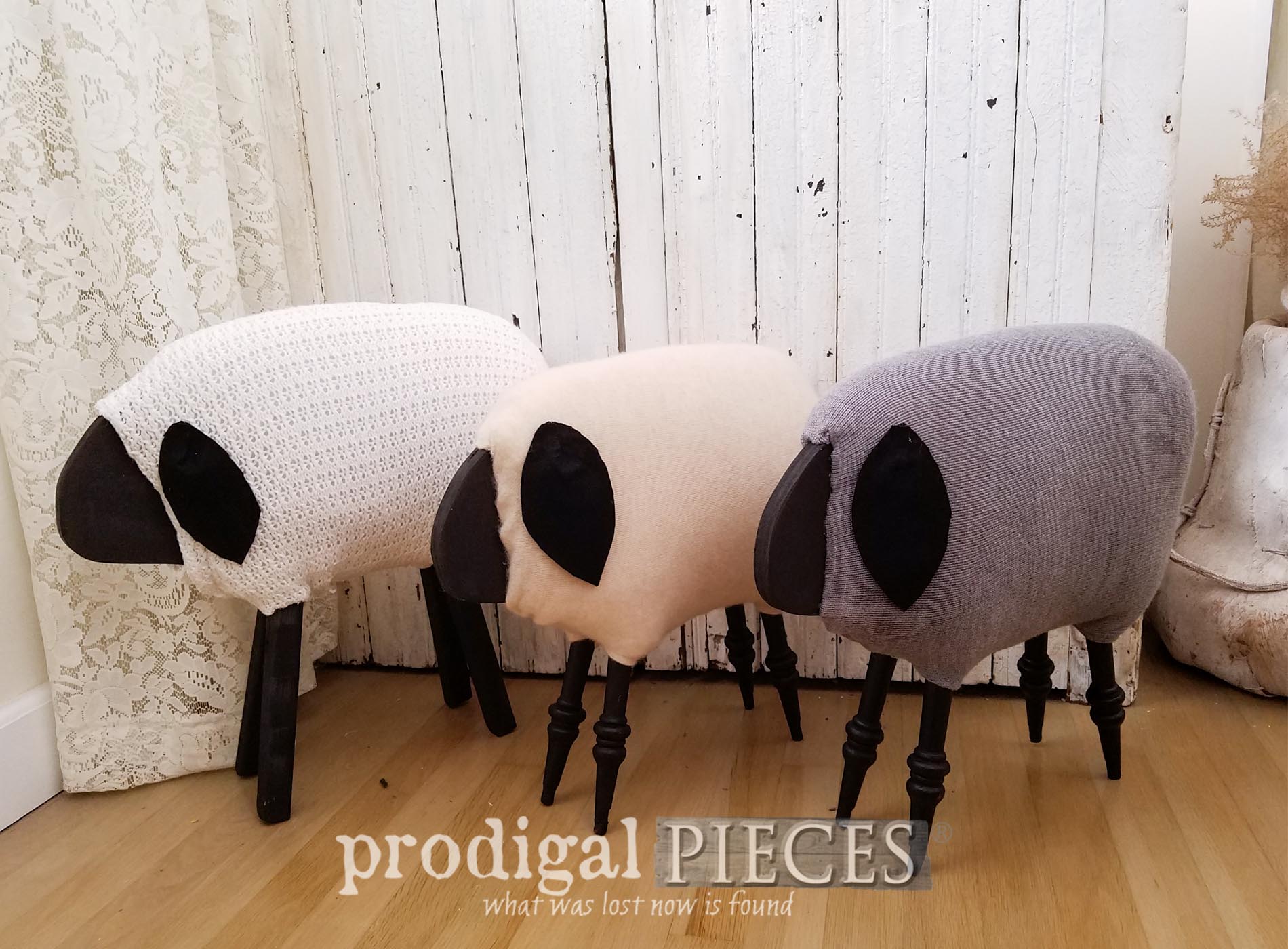 Featured DIY Woolly Sheep by Prodigal Pieces | prodigalpieces.com