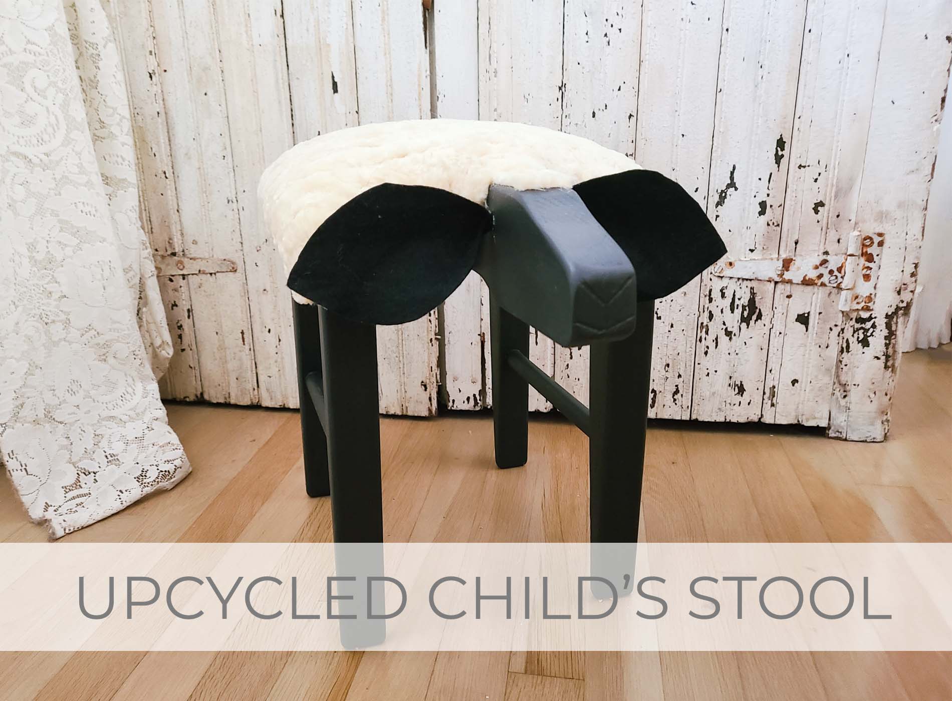 Showcase of Upcycled Child's Stool | prodigalpieces.com #prodigalpieces