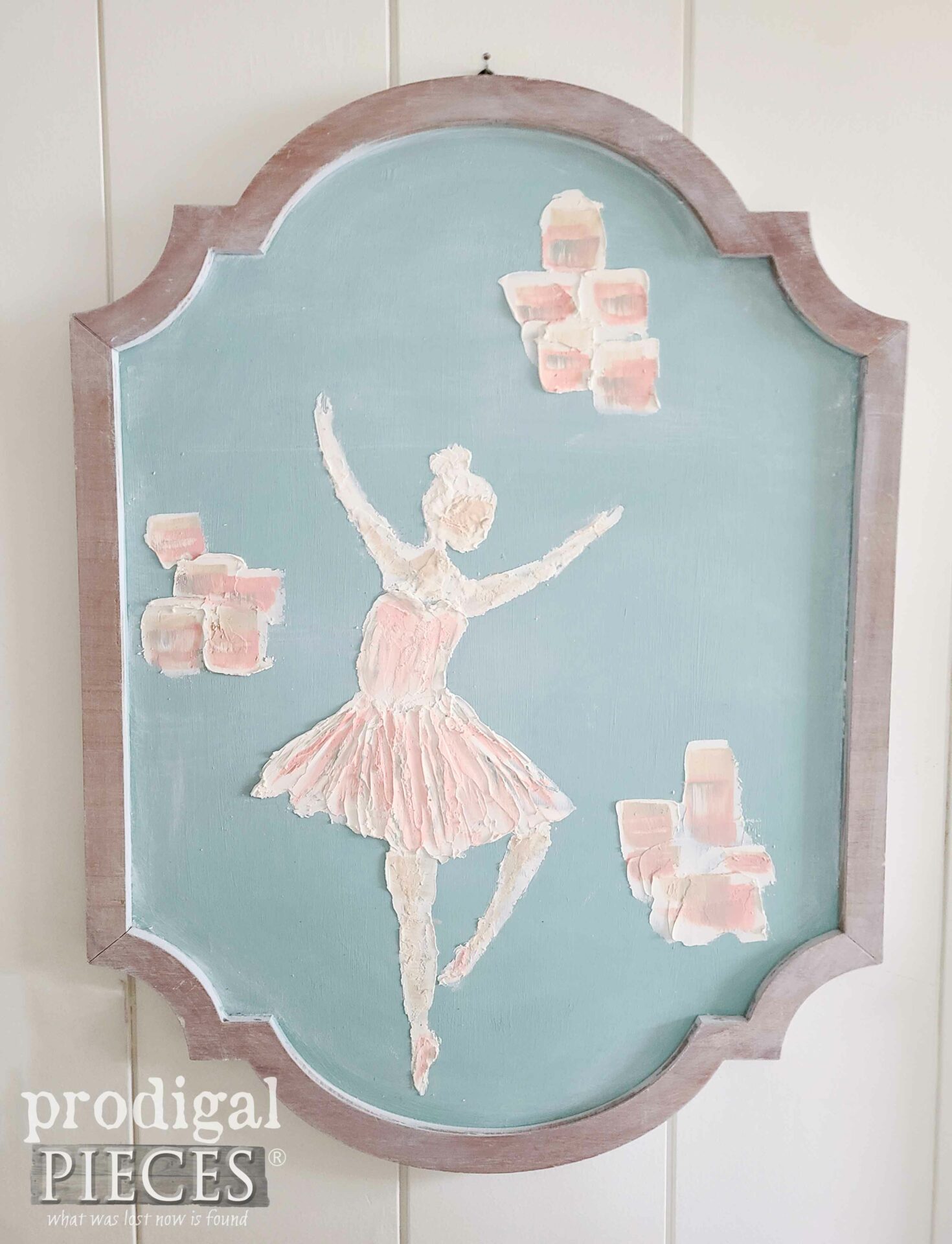Handmade DIY Ballerina Art created by Larissa of Prodigal Pieces | prodigalpieces.com #prodigalpieces