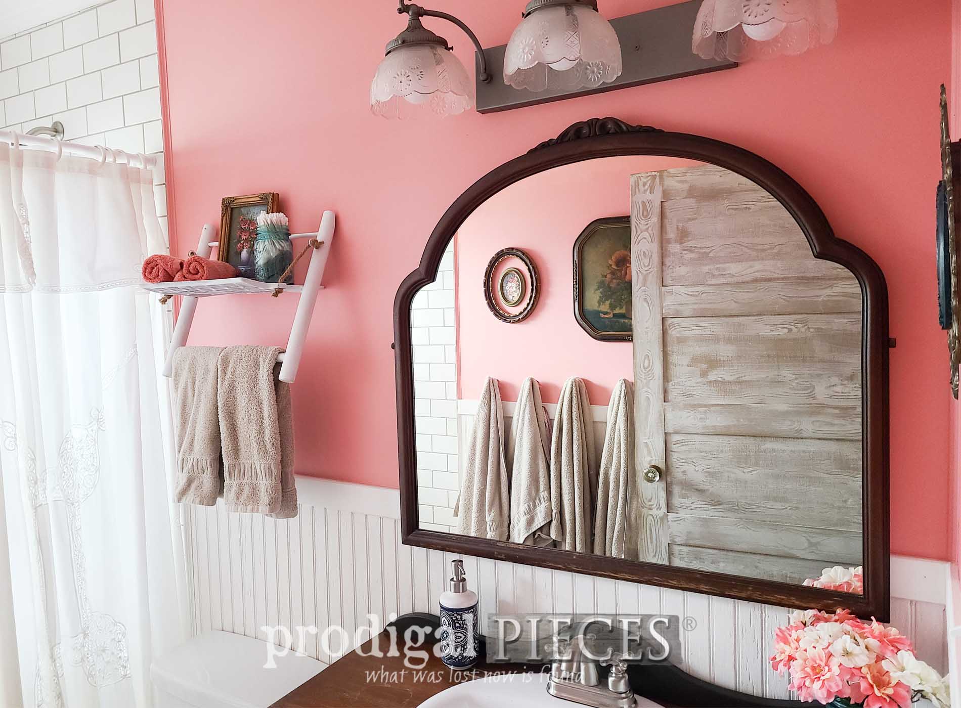 Featured Blush Bathroom Makeover by Larissa of Prodigal Pieces | prodigalpieces.com #prodigalpieces