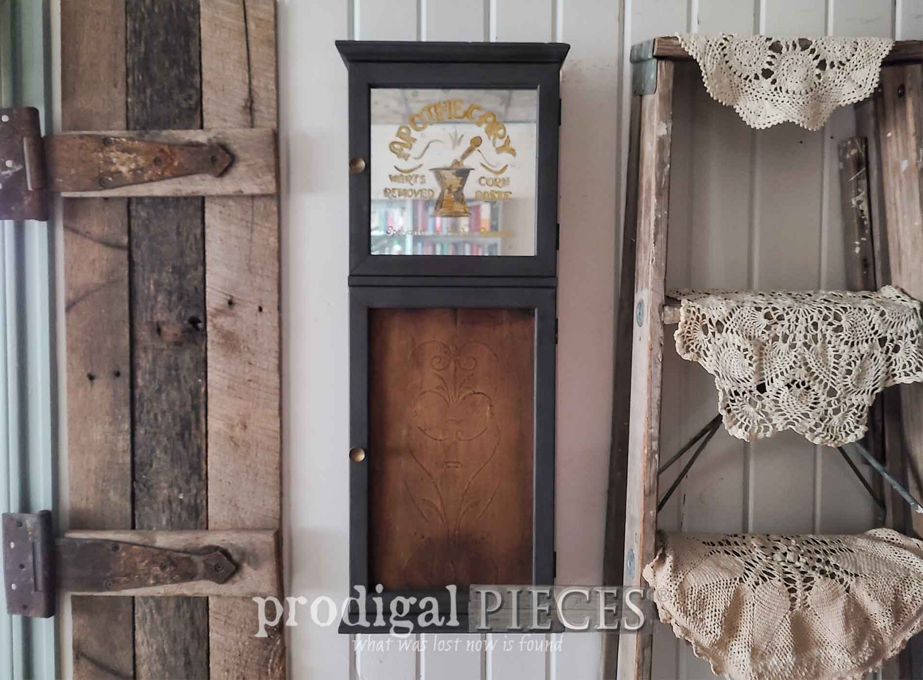 Featured Repurposed Clock Turned Apothecary Cabinet by Larissa of Prodigal Pieces | prodigalpieces.com #prodigalpieces