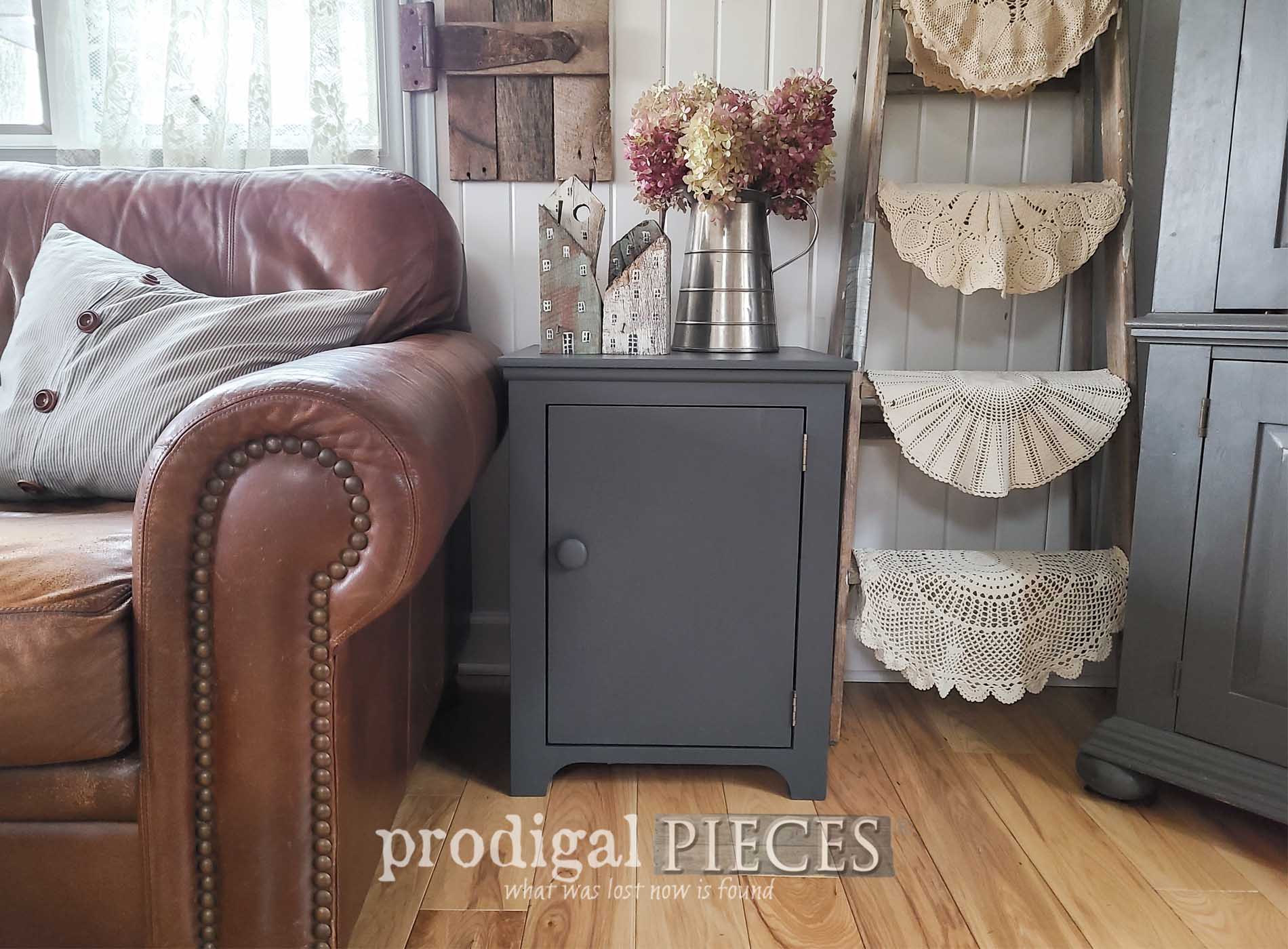 Featured DIY Side Table Makeover by Larissa of Prodigal Pieces | prodigalpieces.com #prodigalpieces