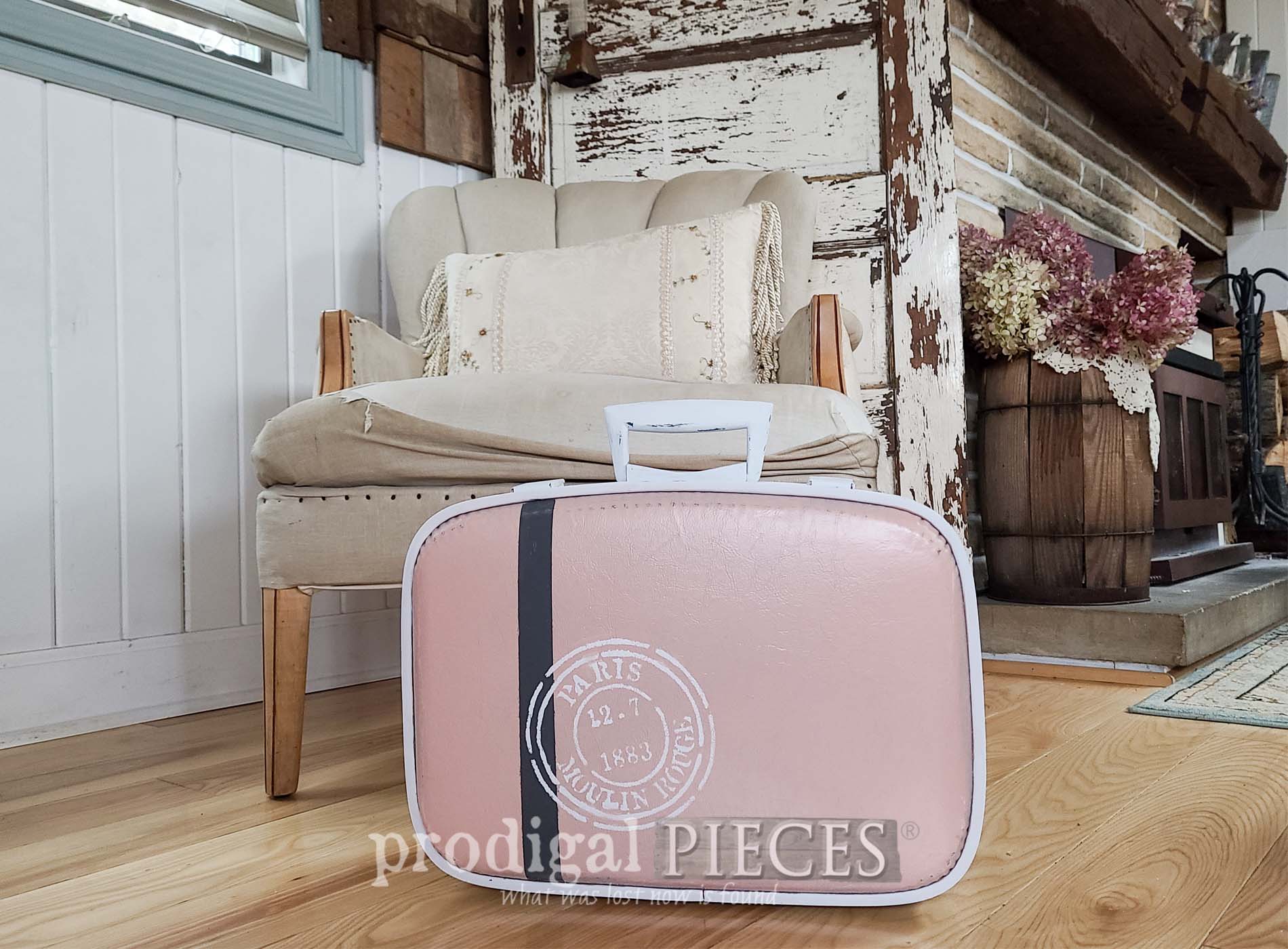 Featured Vintage Suitcase Upcycled by Larissa of Prodigal Pieces | prodigalpieces.com #prodigalpieces