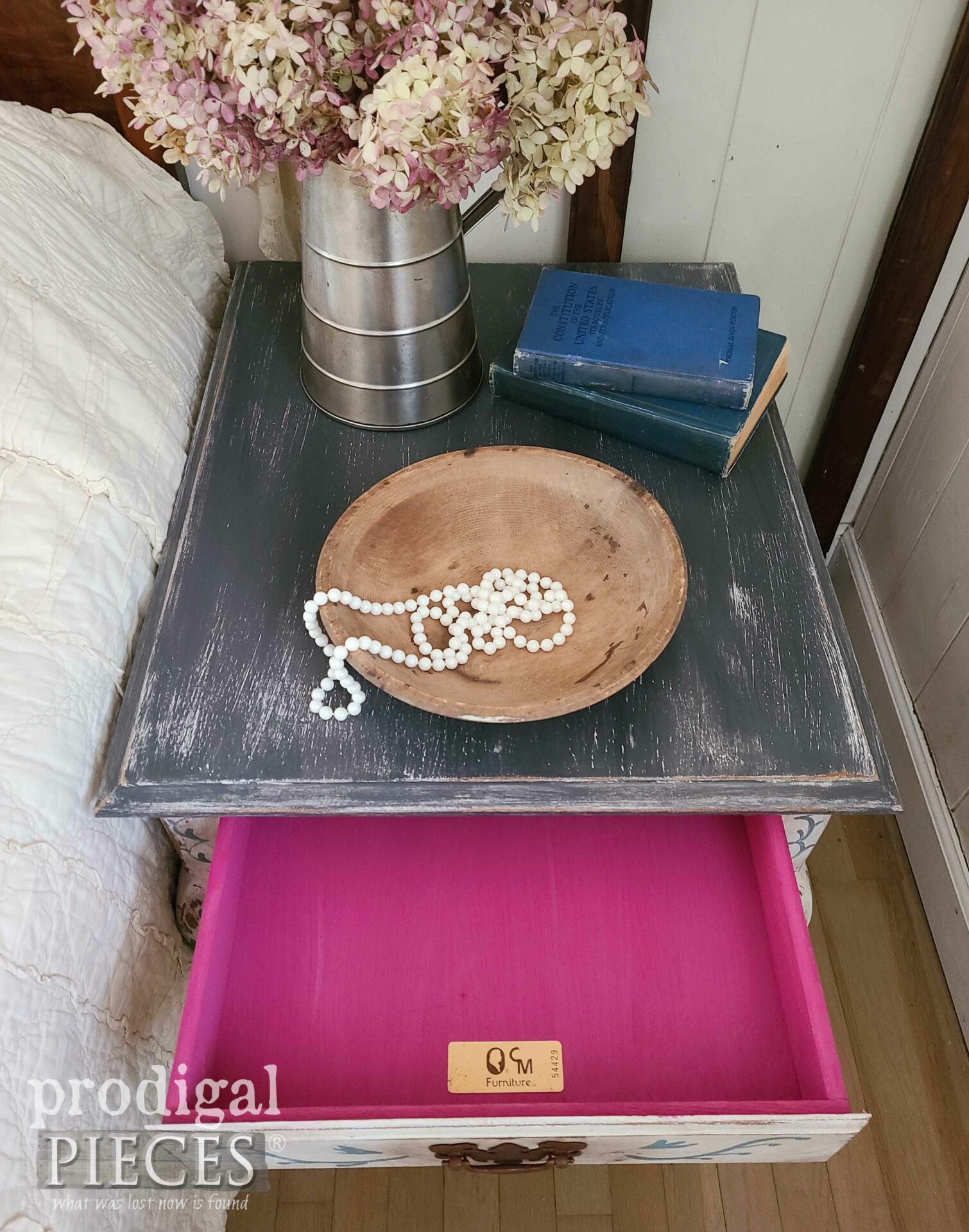 Open Pink Peek-a-Boo Drawer by Larissa of Prodigal Pieces | prodigalpieces.com #prodigalpieces