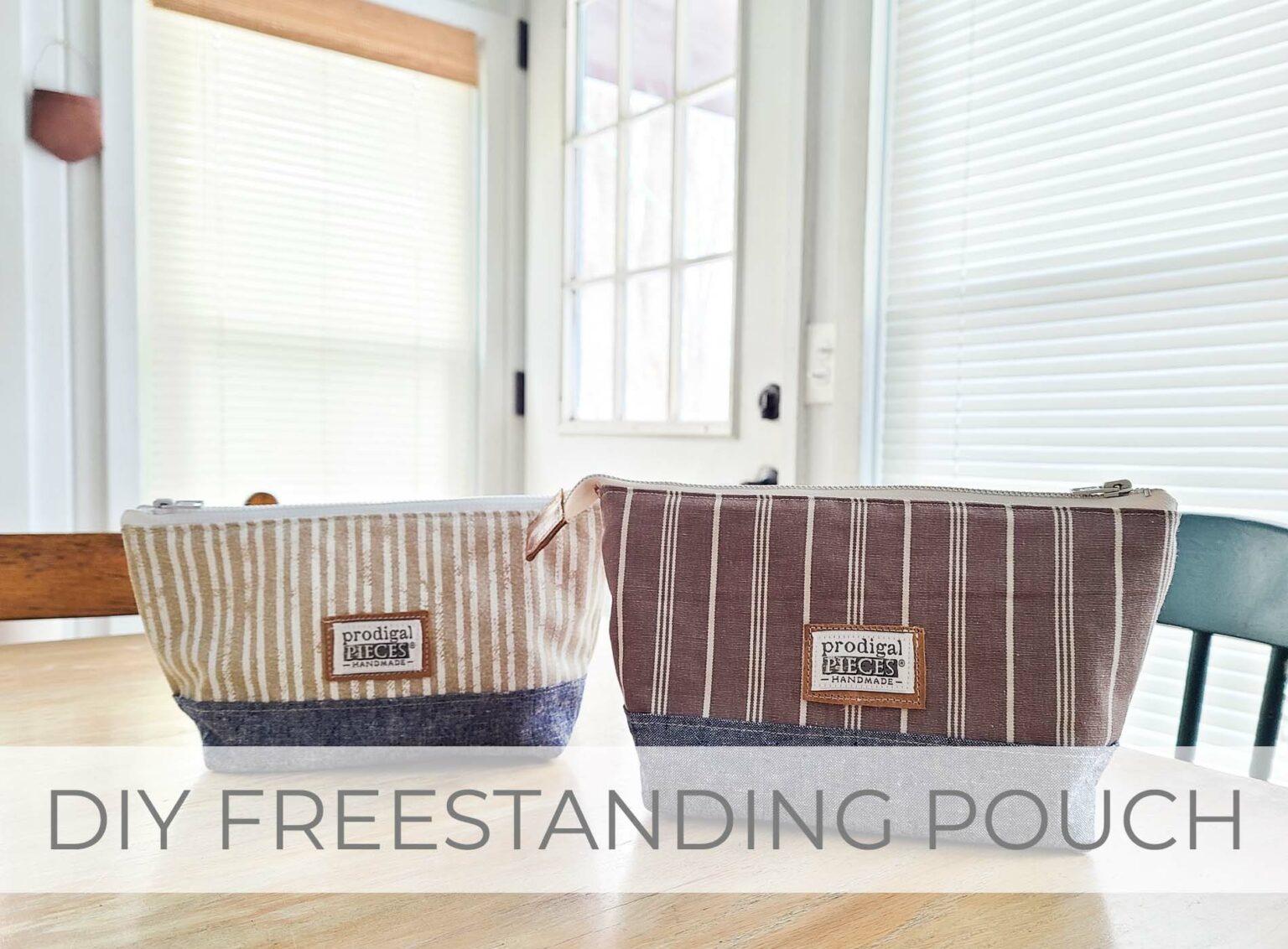 Showcase of DIY Freestanding Pouch Tutorial by Larissa of Prodigal Pieces | prodigalpieces.com #prodigalpieces