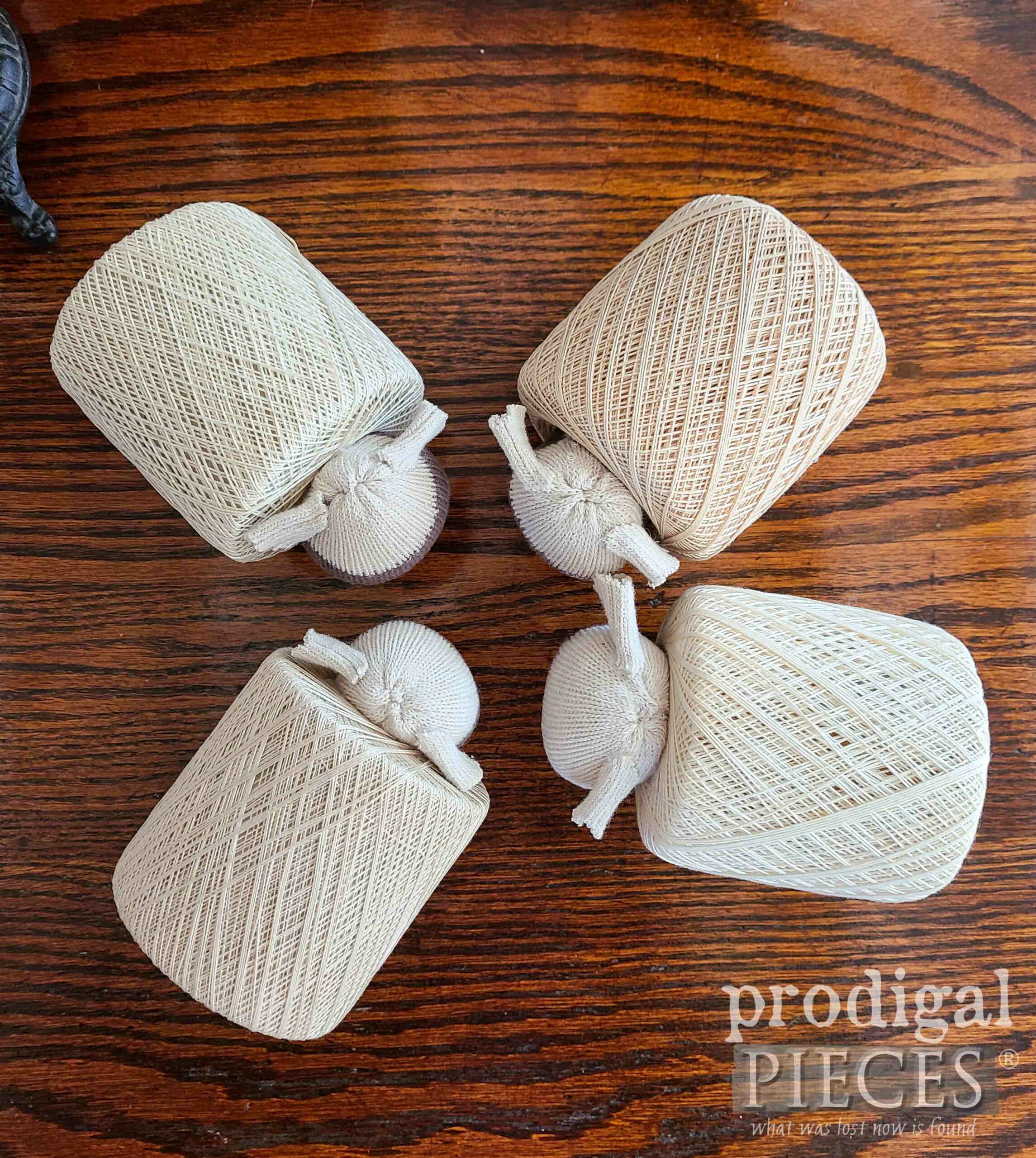 Top View of Handmade Sheep by Larissa of Prodigal Pieces | prodigalpieces.com #prodigalpieces