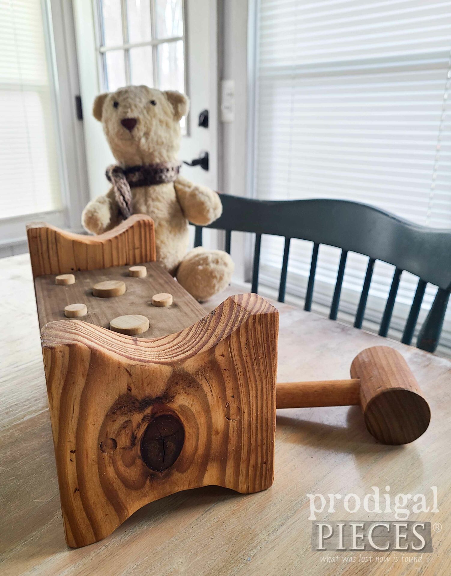 Baby Hammer Toy Set | Reclaimed Wooden Toys by Larissa of Prodigal Pieces | prodigalpieces.com #prodigalpieces
