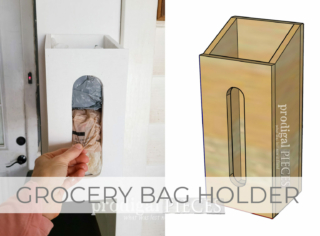Showcase of Plastic Grocery Bag Holder Free Build Plans by Larissa of Prodigal Pieces | prodigalpieces.com #prodigalpieces
