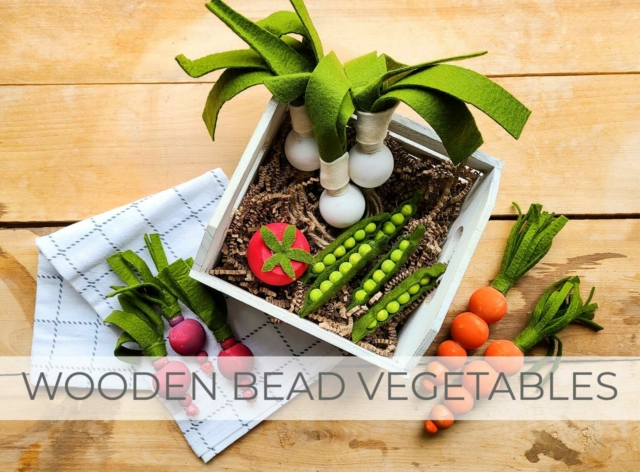 Showcase of Wooden Bead Vegetables Tutorial by Larissa of Prodigal Pieces | prodigalpieces.com #prodigalpieces