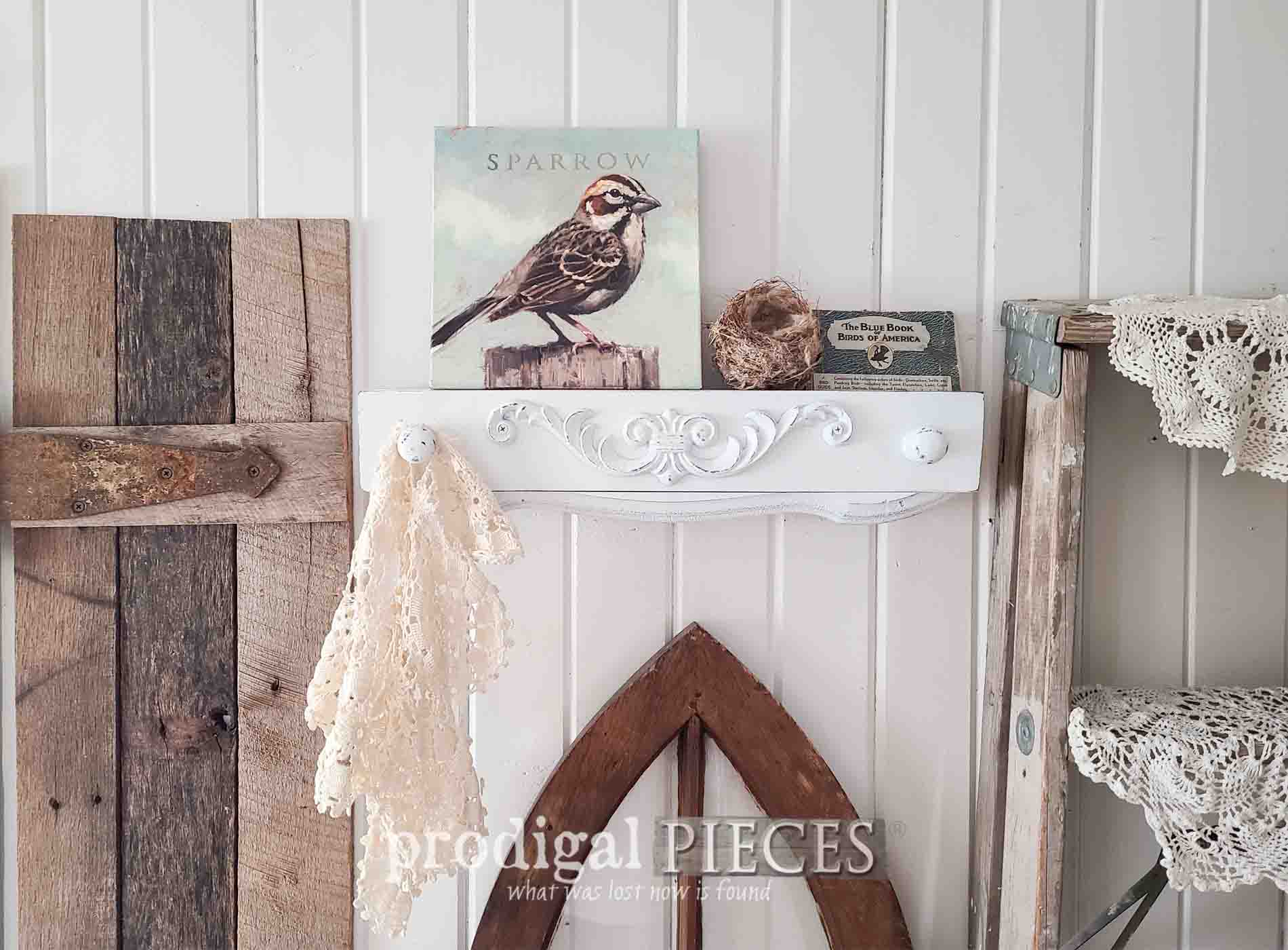 Featured DIY Picture Ledge for Farmhouse Decor by Larissa of Prodigal Pieces | prodigalpieces.com #prodigalpieces