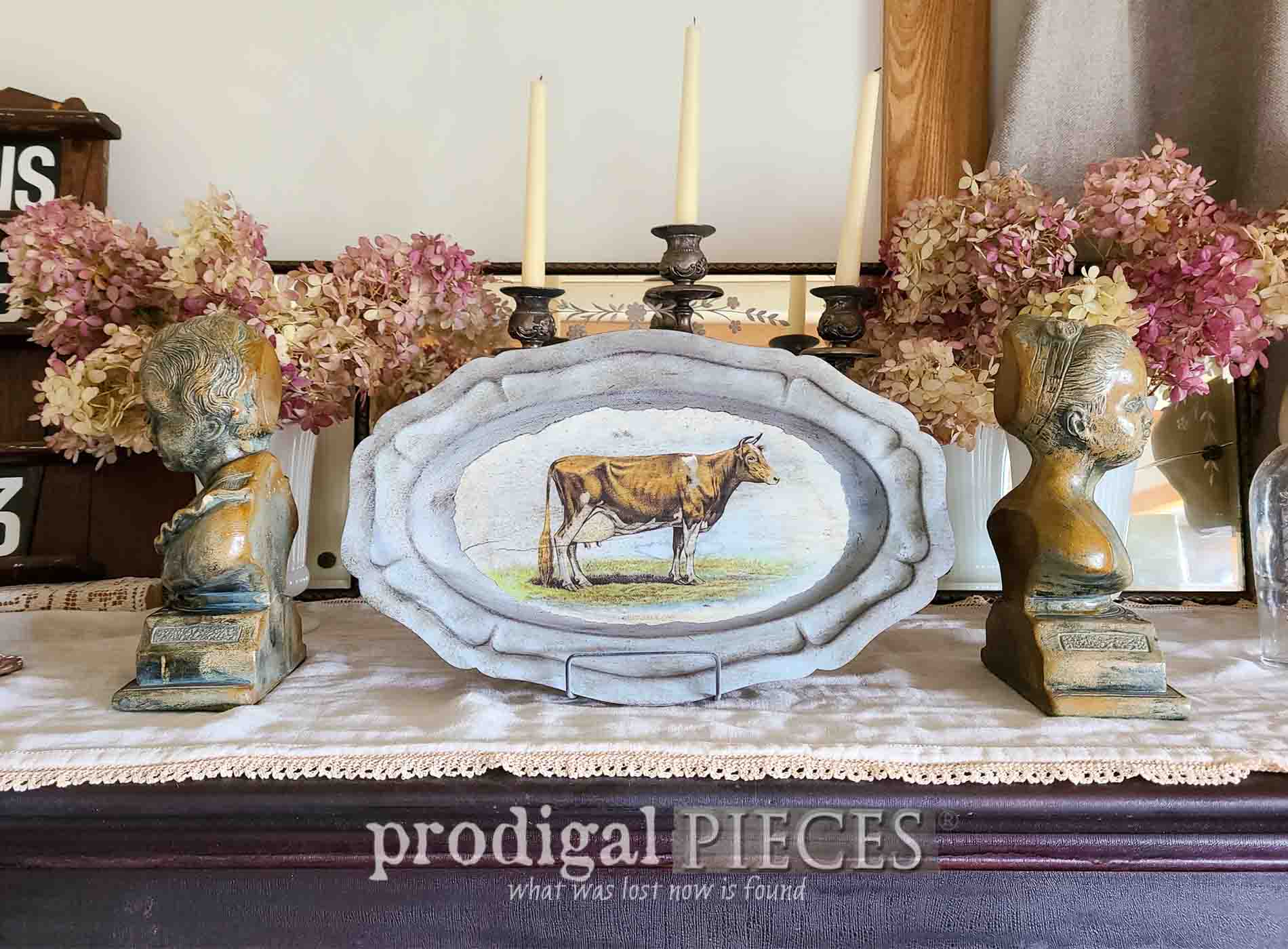 Featured Farmhouse Platter Art DIY Tutorial by Larissa of Prodigal Pieces | prodigalpieces.com #prodigalpieces