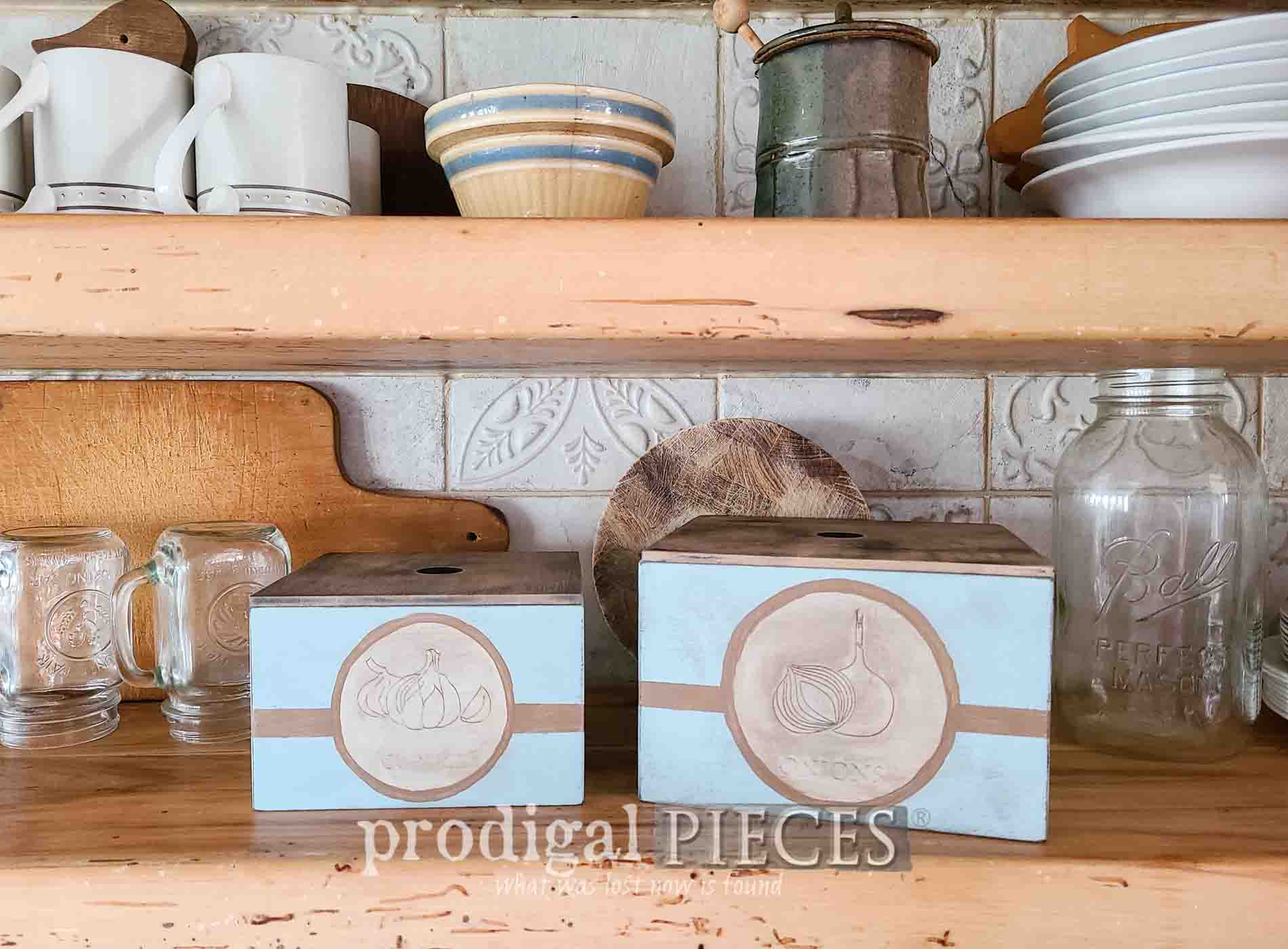 Featured Kitchen Storage Box Set Makeover by Larissa of Prodigal Pieces | prodigalpieces.com #prodigalpieces