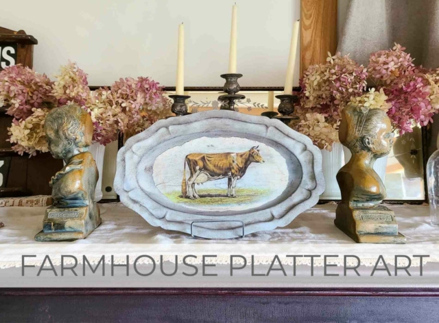 Showcase of Farmhouse Platter Art by Larissa of Prodigal Pieces | prodigalpieces.com #prodigalpieces