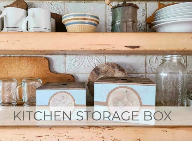 Showcase of Kitchen Storage Box Makeover by Larissa of Prodigal Pieces | prodigalpieces.com #prodigalpieces