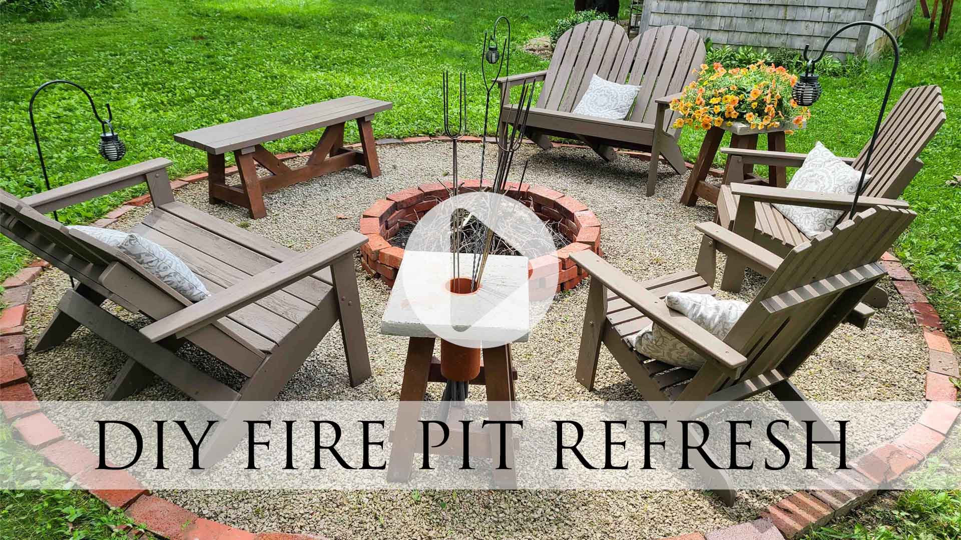 Video Feature of DIY Fire Pit by Larissa of Prodigal Pieces | prodigalpieces.com #prodigalpieces