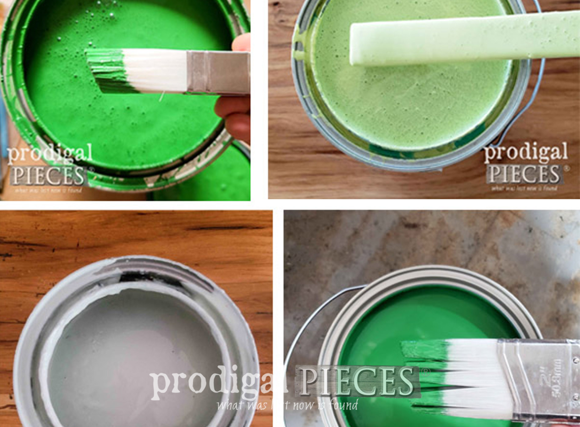 Featured green Furniture Makeovers by Larissa of Prodigal Pieces | prodigalpieces.com #prodigalpieces