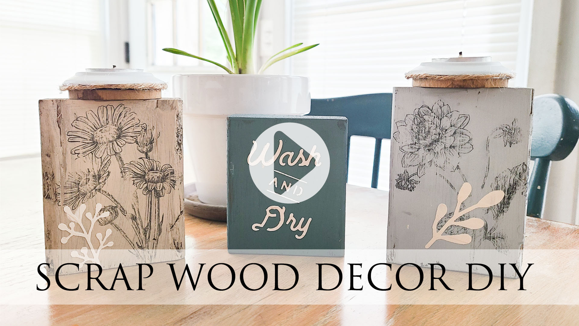 Blog Video Tutorial for Scrap Wood Decor by Larissa of Prodigal Pieces | prodigalpieces.com #prodigalpieces