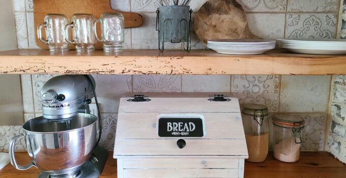 Thrifted Bread Box Makeover