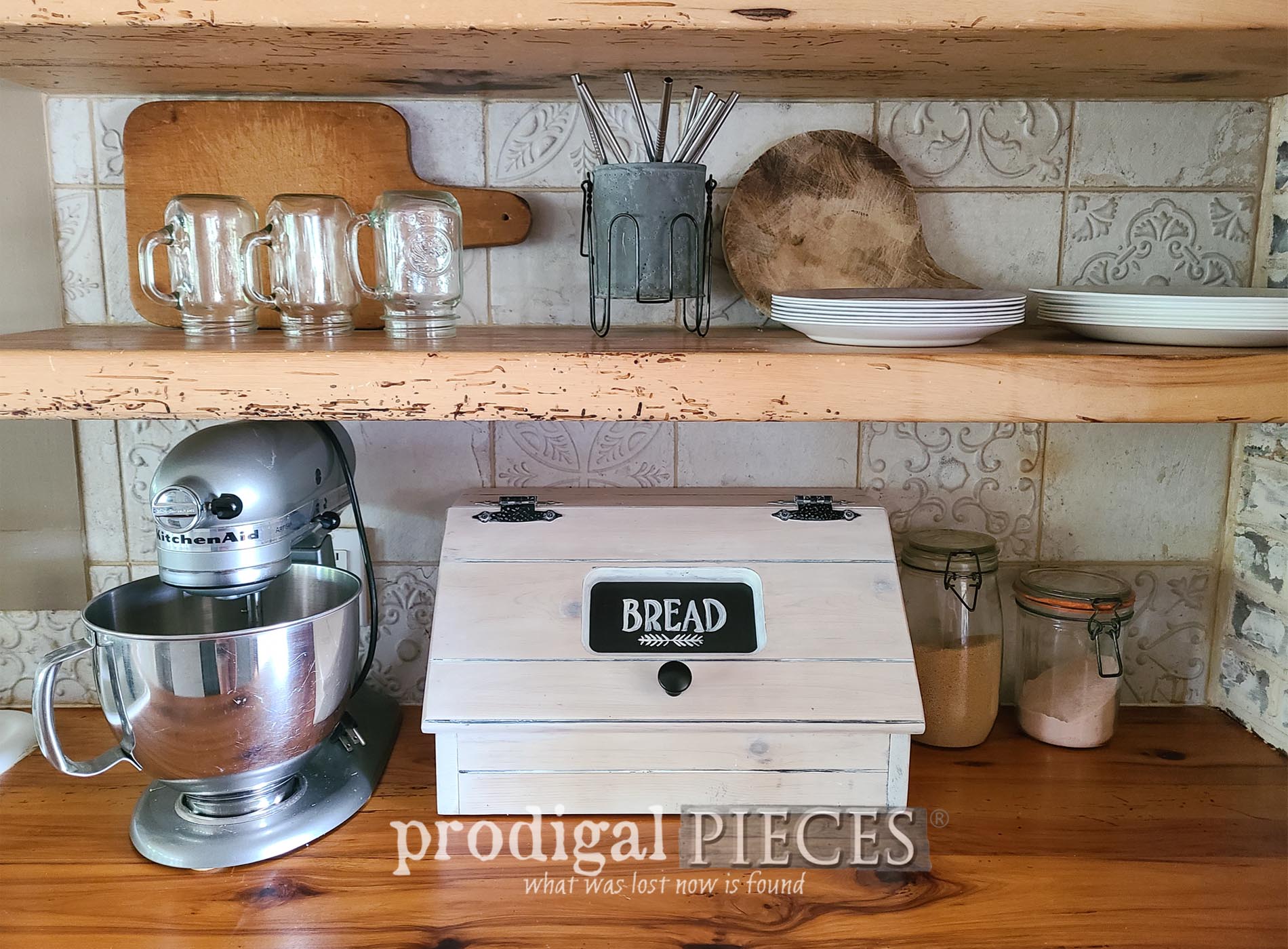 Featured Thrifted Bread Box Makeover by Larissa of Prodigal Pieces | prodigalpieces.com #prodigalpieces