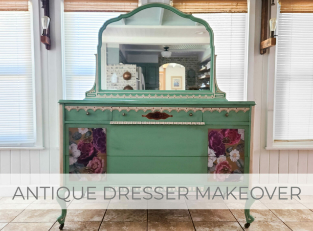 Showcase of Antique Dresser Makeover by Larissa of Prodigal Pieces | prodigalpieces.com #prodigalpieces