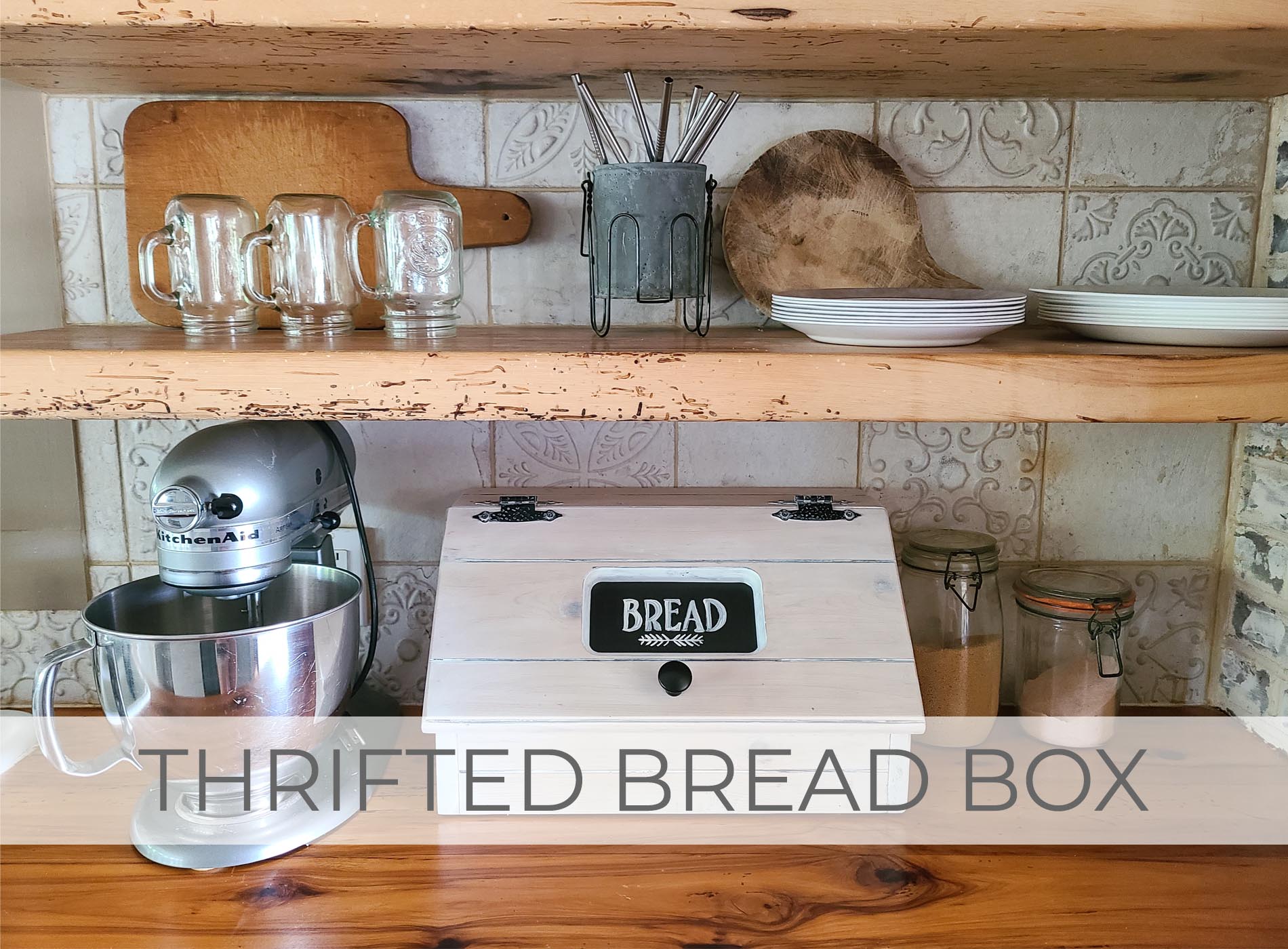 Showcase of Thrifted Bread Box Makeover by Larissa of Prodigal Pieces | prodigalpieces.com #prodigalpieces