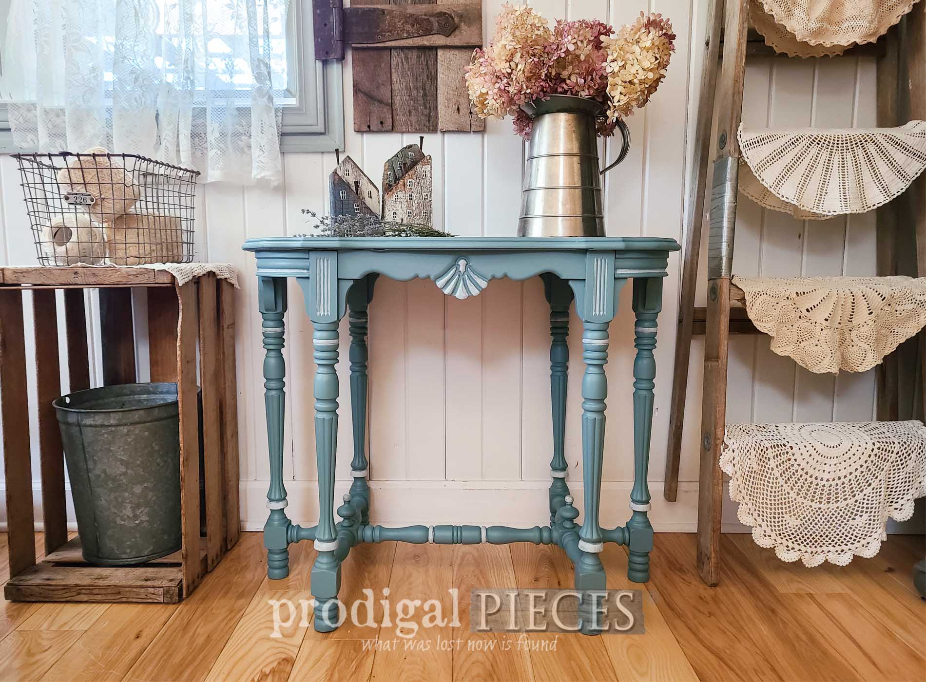 Featured Thrifted Antique Table Revival by Larissa of Prodigal Pieces | prodigalpieces.com #prodigalpieces