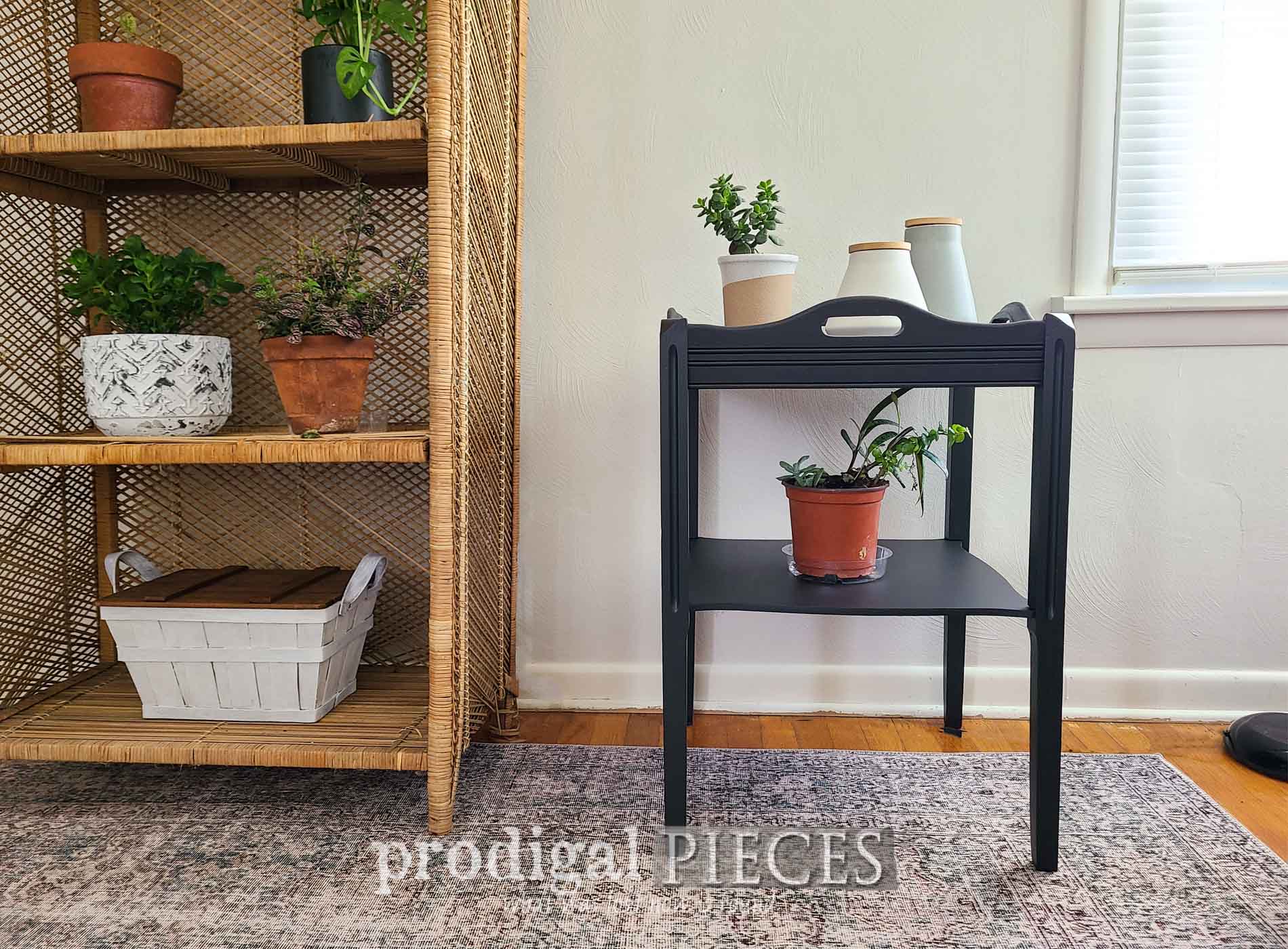 Featured Thrifted Side Table Makeover by Larissa of Prodigal Pieces | prodigalpieces.com #prodigalpieces