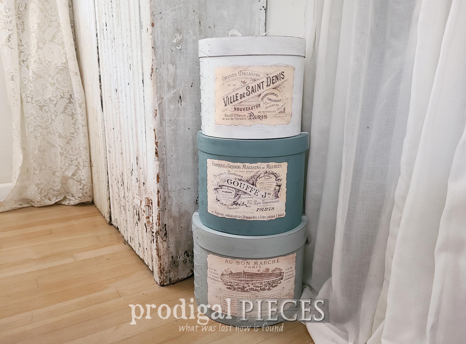 Featured Upcycled Storage Boxes by Larissa of Prodigal Pieces | prodigalpieces.com