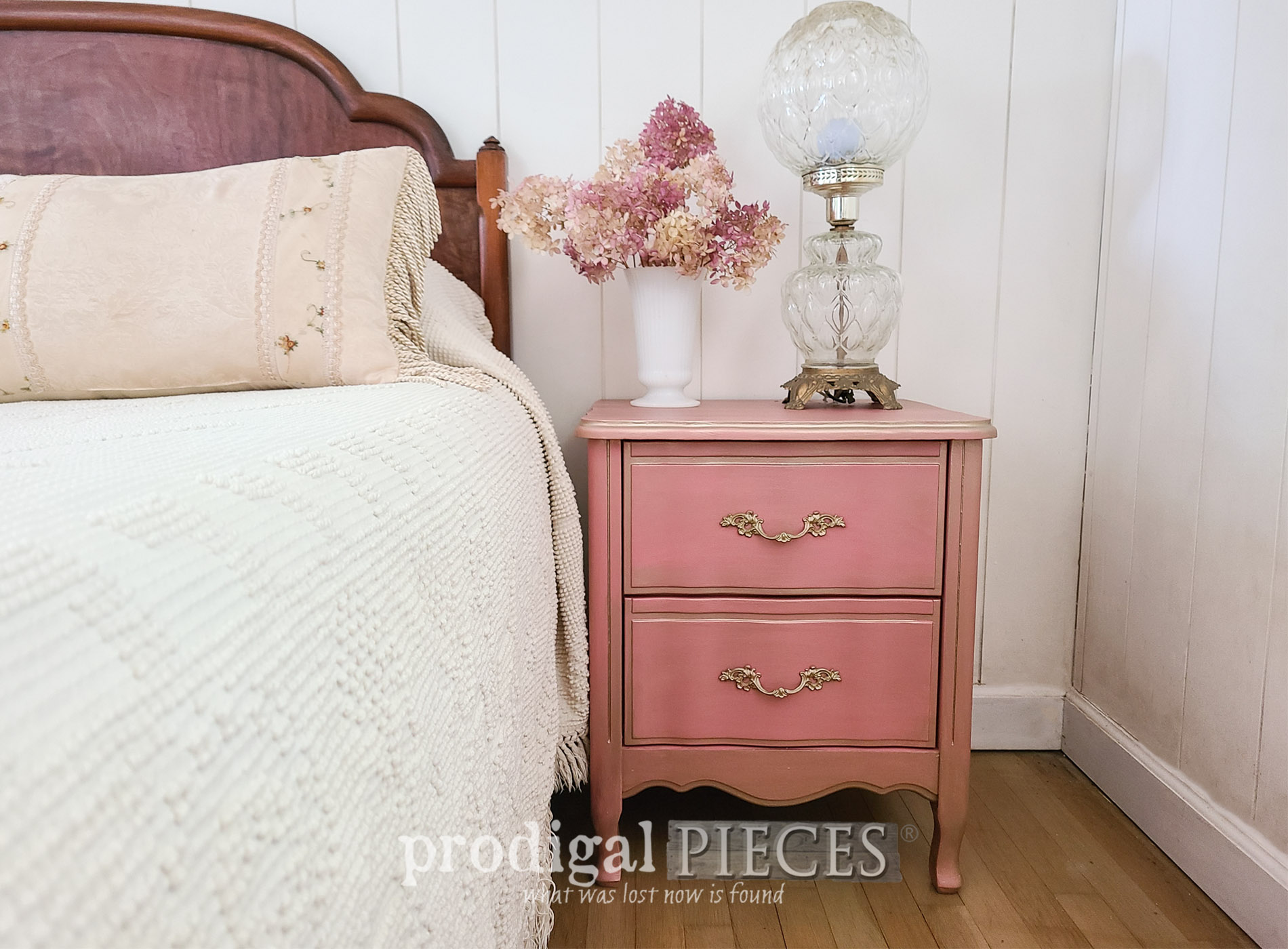 Featured Vintage French Provincial Nightstand Makeover by Larissa of Prodigal Pieces | prodigalpieces.com #prodigalpieces