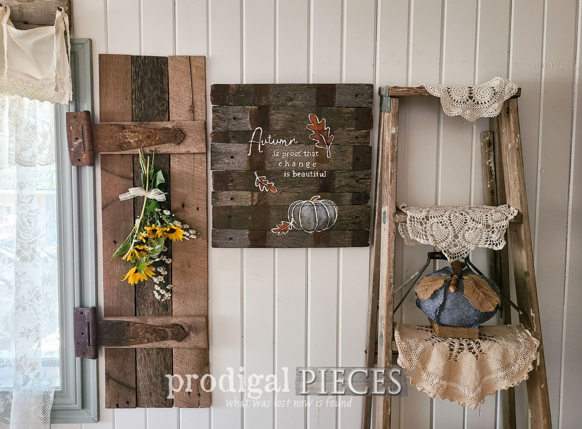 Featured Whiskey Barrel Staves Art by Larissa of Prodigal Pieces | prodigalpieces.com #prodigalpieces