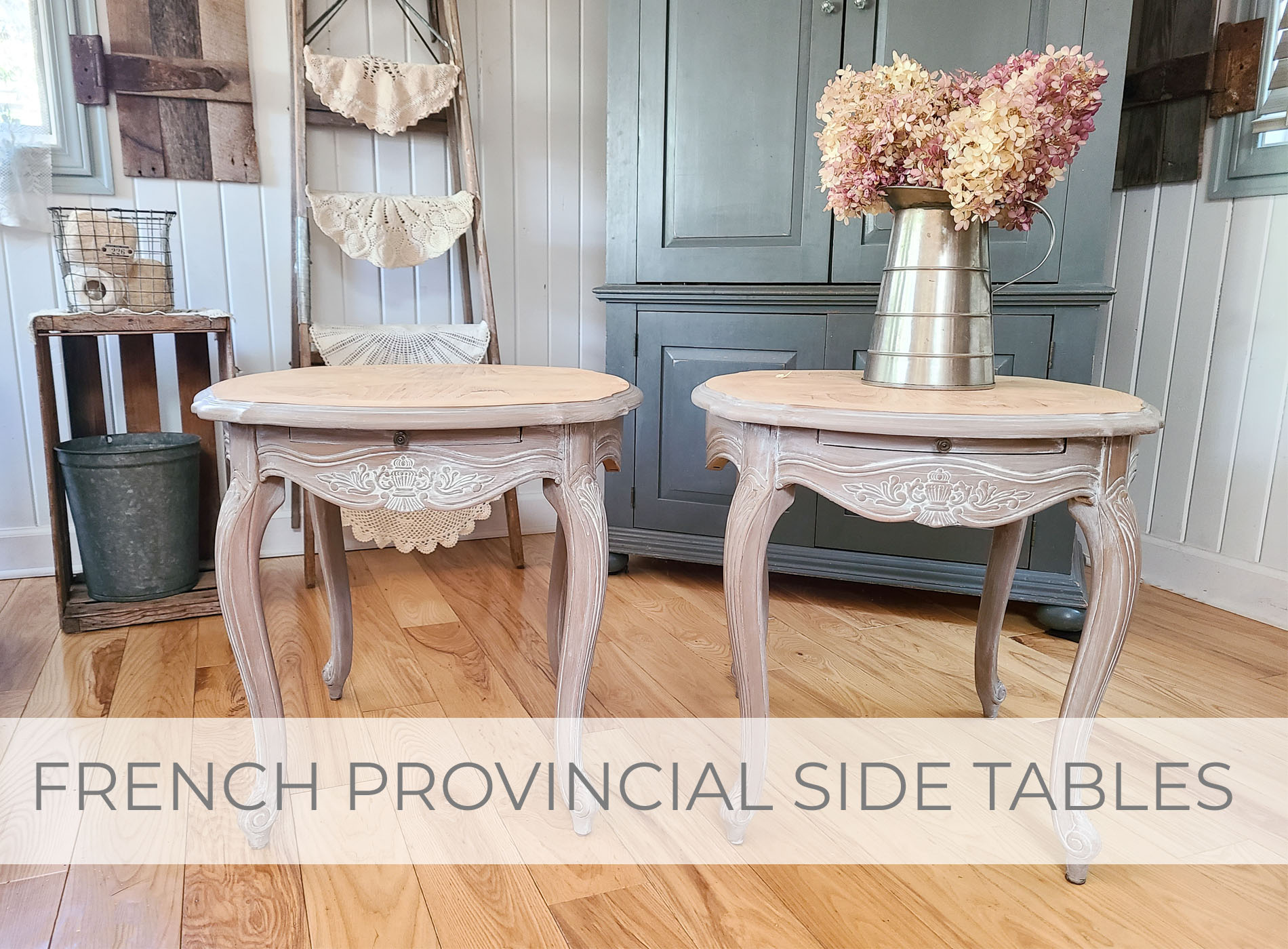 Showcase of French Provincial Side Tables by Larissa of Prodigal Pieces | prodigalpieces.com #prodigalpieces